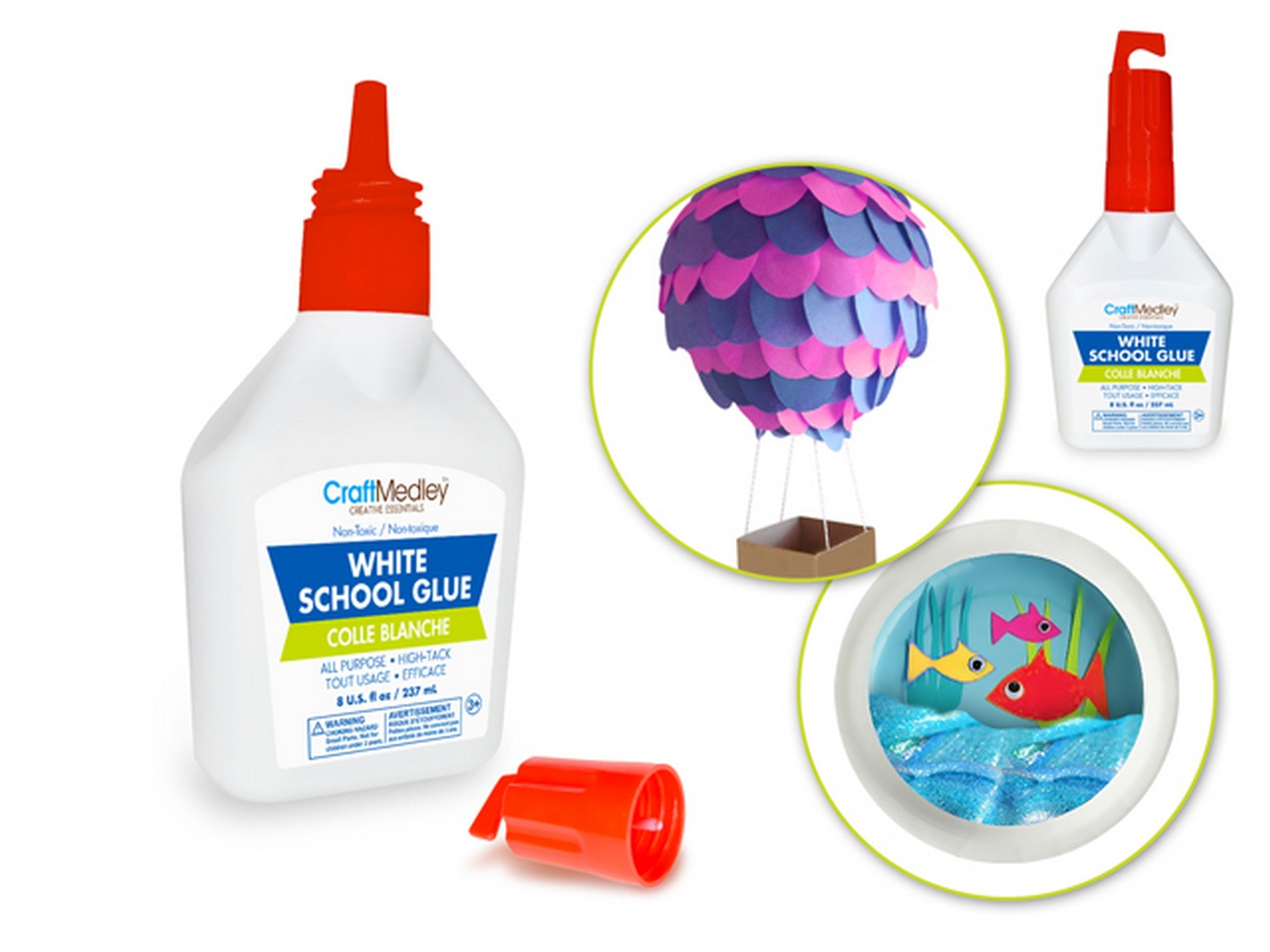 Craft Medley White School Glue Non-toxic 8oz