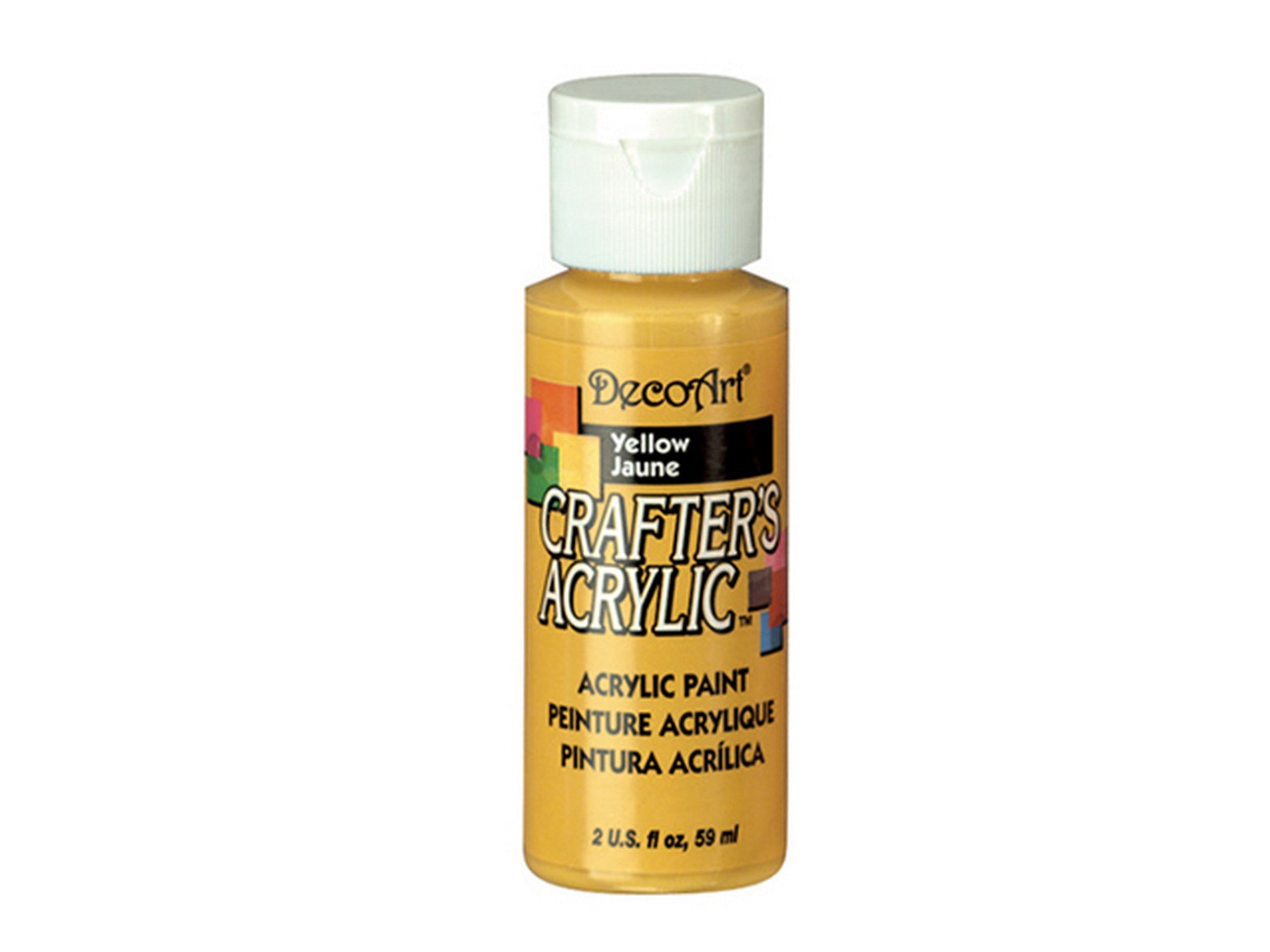 DecoArt Acrylic Paint Yellow DCA04 2oz