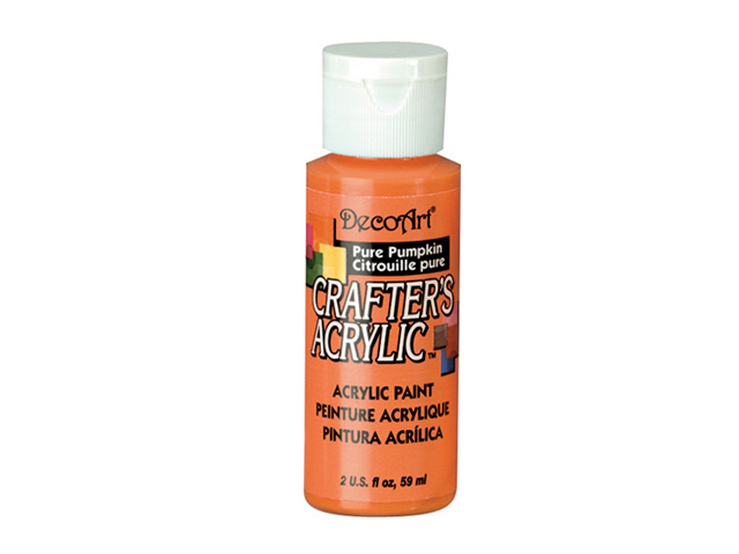 DecoArt Acrylic Paint Pure Pumpkin DCA08 2oz