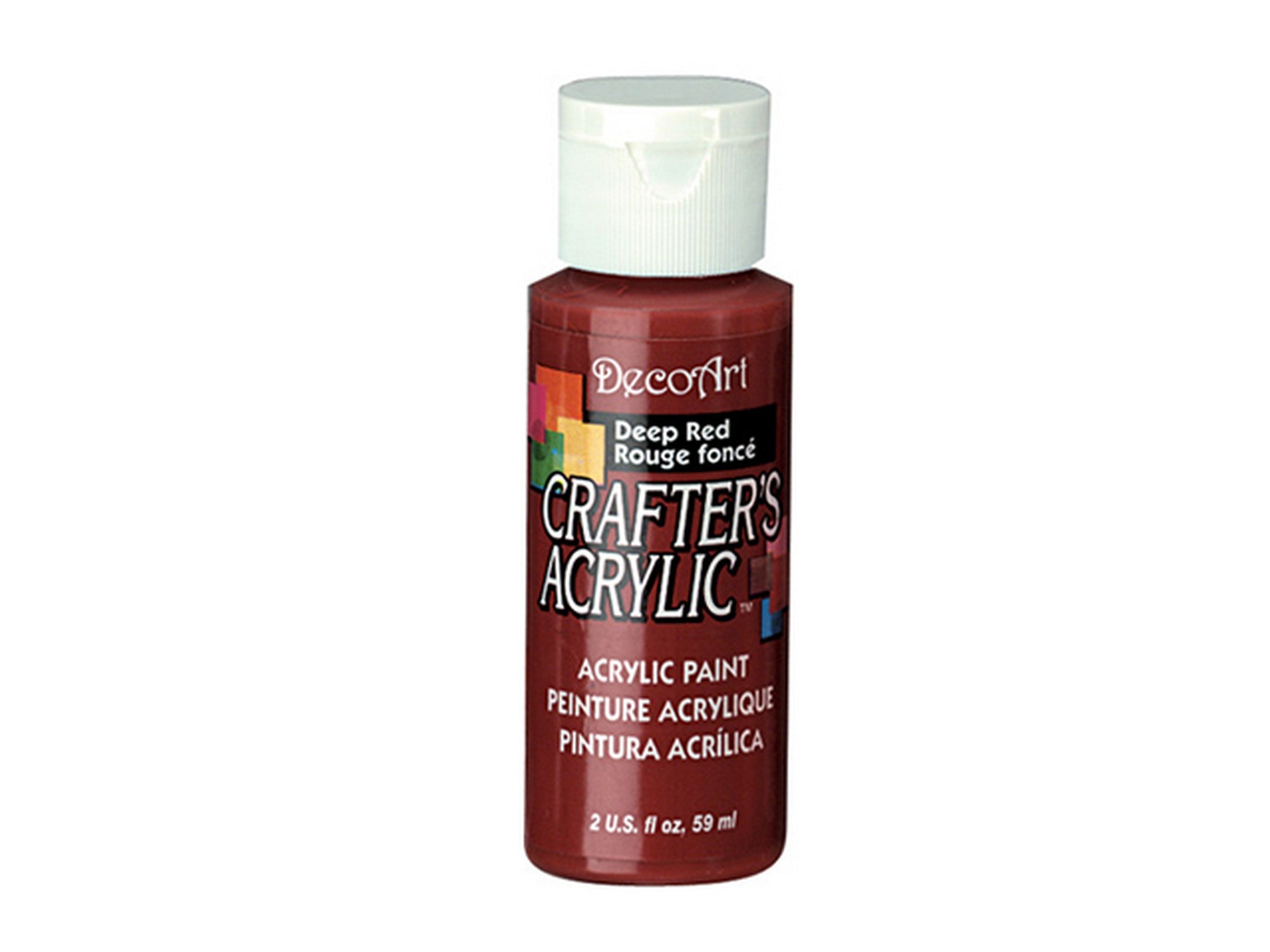 DecoArt Acrylic Paint Deep Red DCA21 2oz