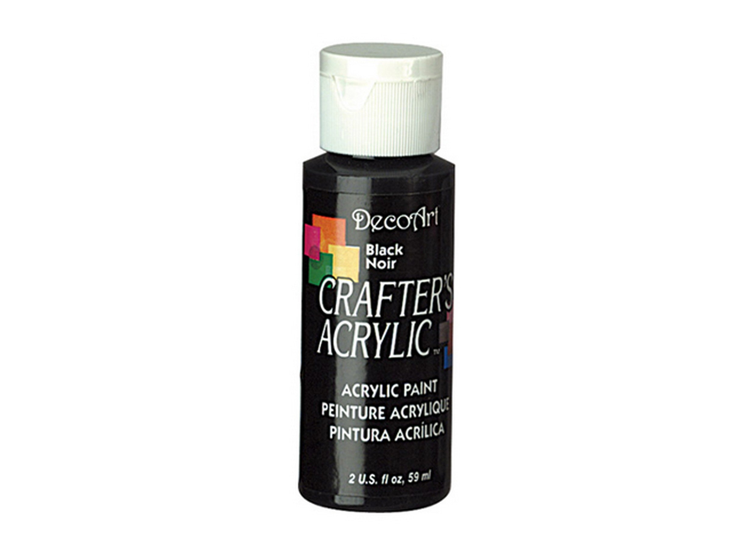 DecoArt Acrylic Paint Black DCA47 2oz