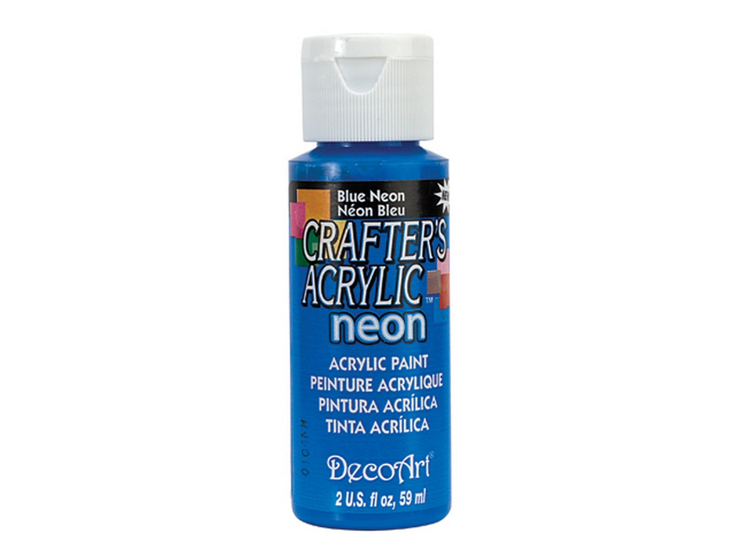 DecoArt Acrylic Paint Blue Neon DCA133 2oz