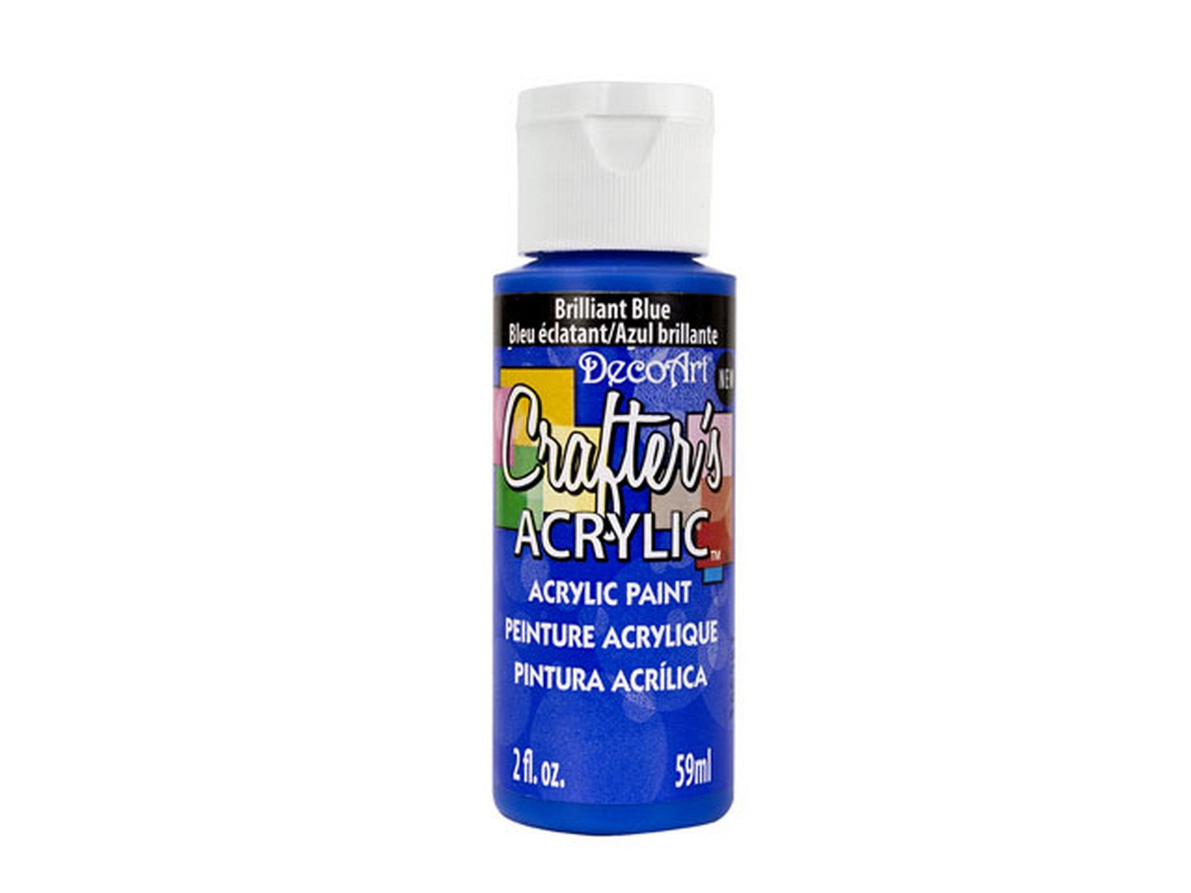 DecoArt Acrylic Paint Brilliant Blue DCA141 2oz