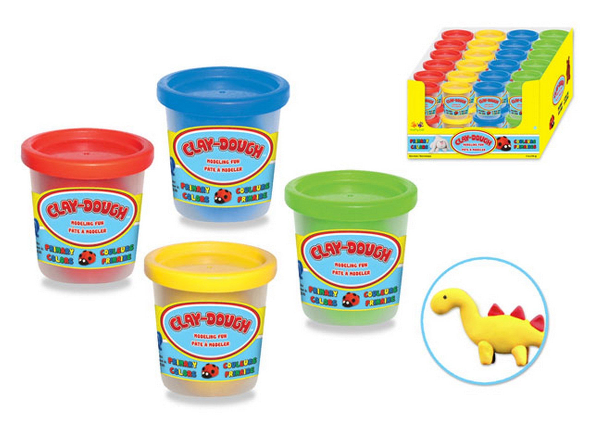 Krafty Kids Modeling Clay Primary Colors 5oz  VRT