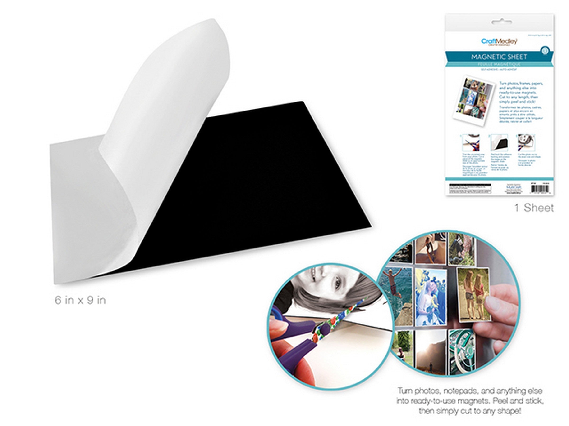 Craft Medley Self-adhesive Magnetic Sheet 6x9in