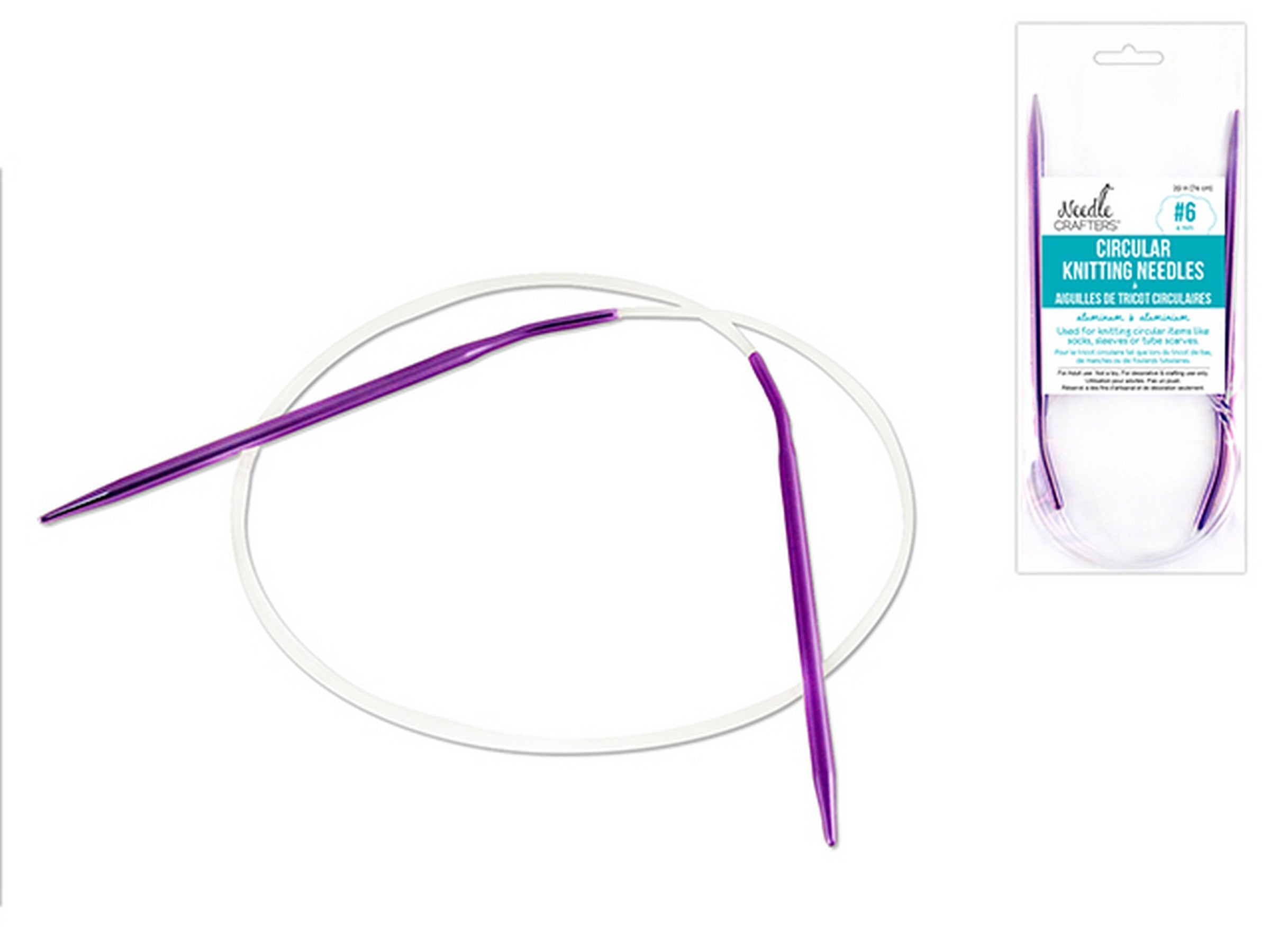 Needle Crafters Circular Knitting Needles #8 Aluminium 31in long