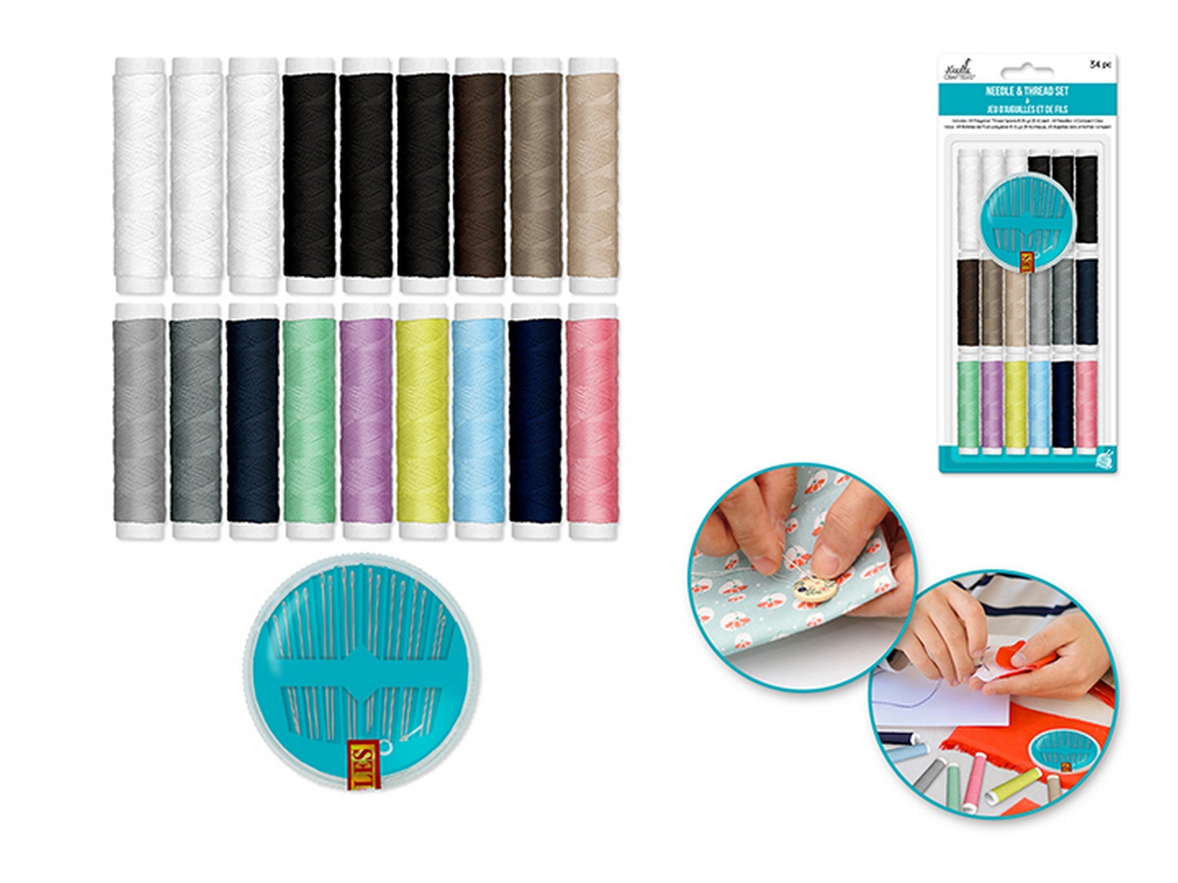 Needle Crafters 34pcs Sewing Kit