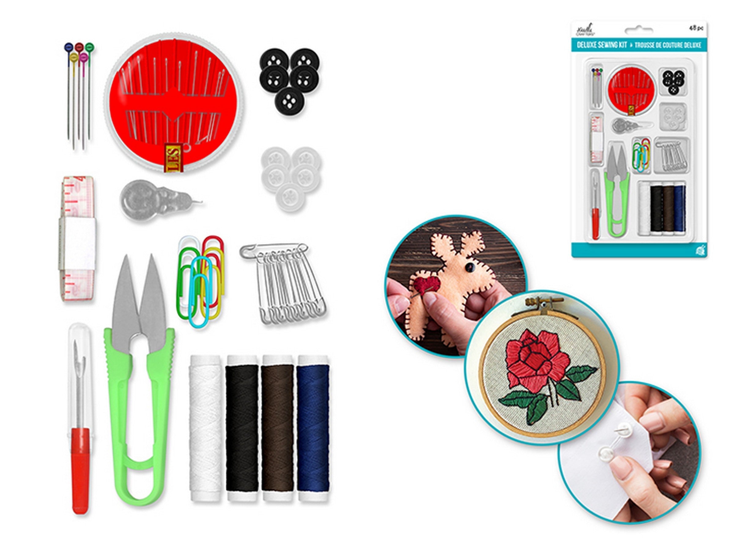 Needle Crafters 48pcs Sewing Kit