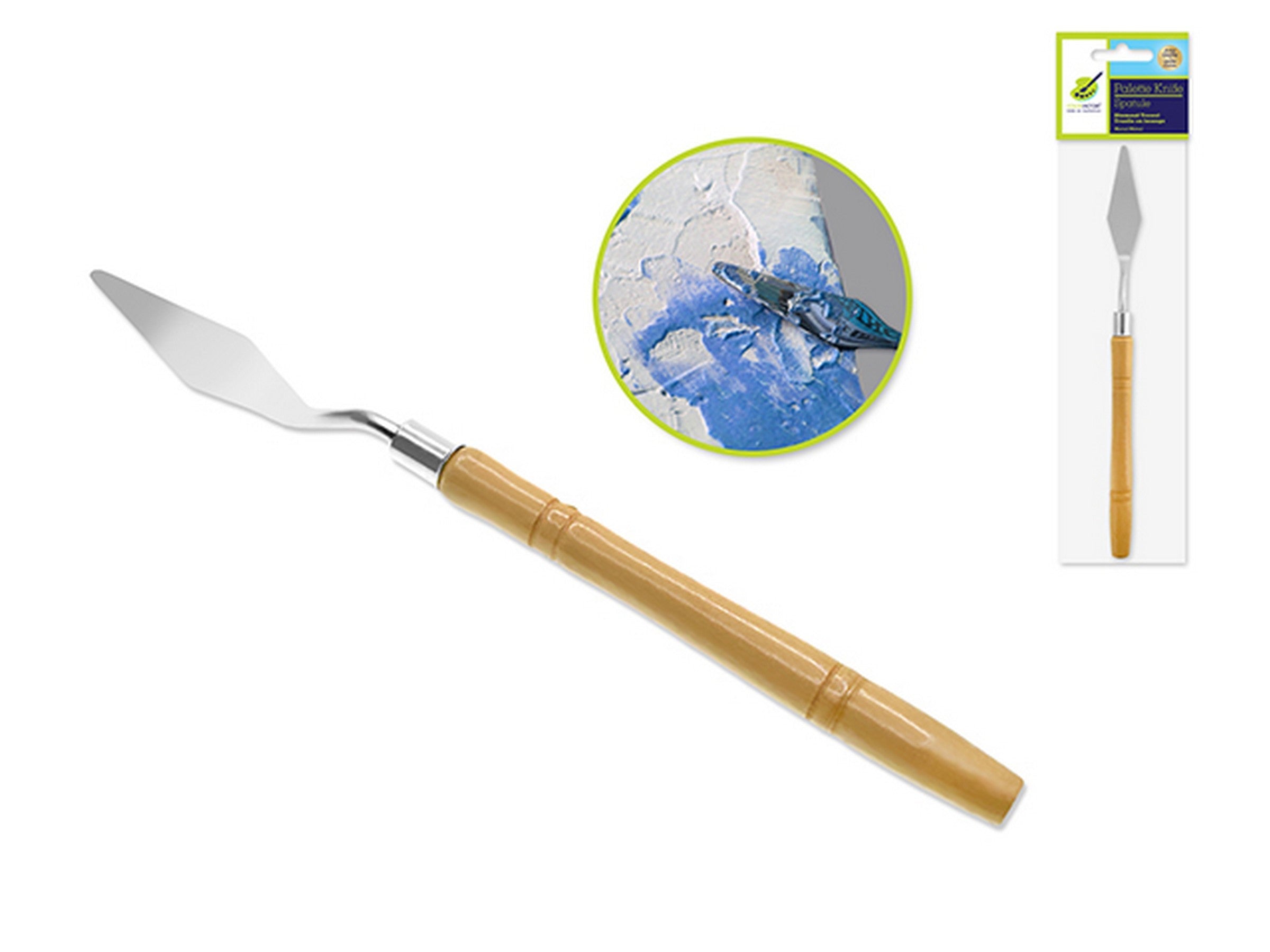 Color Factory Metal Palette Knive Diamond Trowel 7.75in