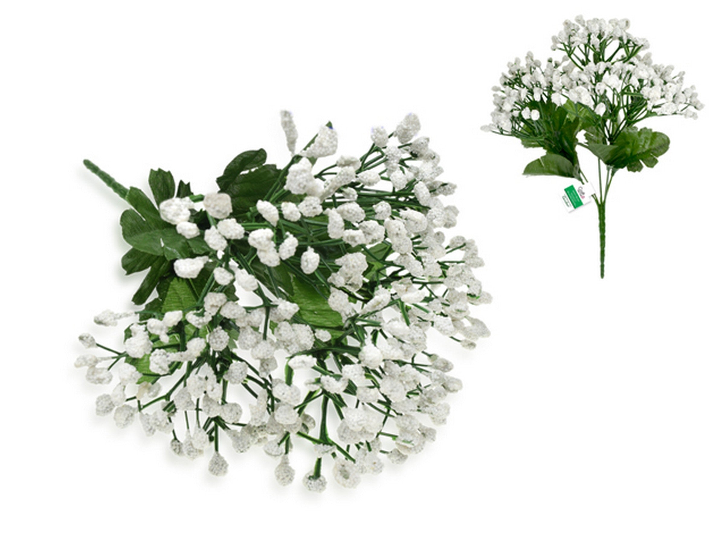 Craft Décor White Baby's Breath Bush 9in