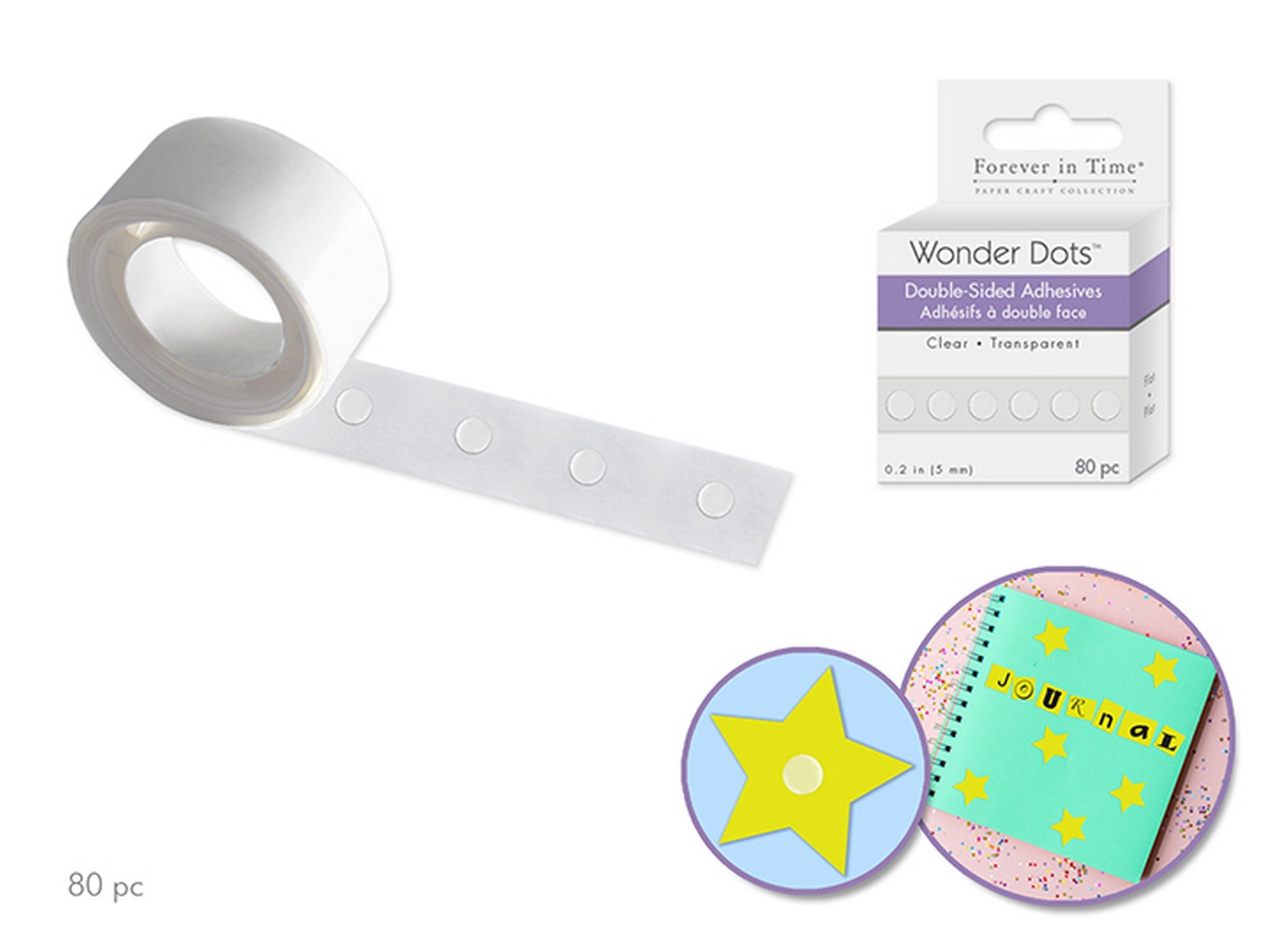 Forever in Time 80 Round Wonder Dots Flat 0.19in (5mm)