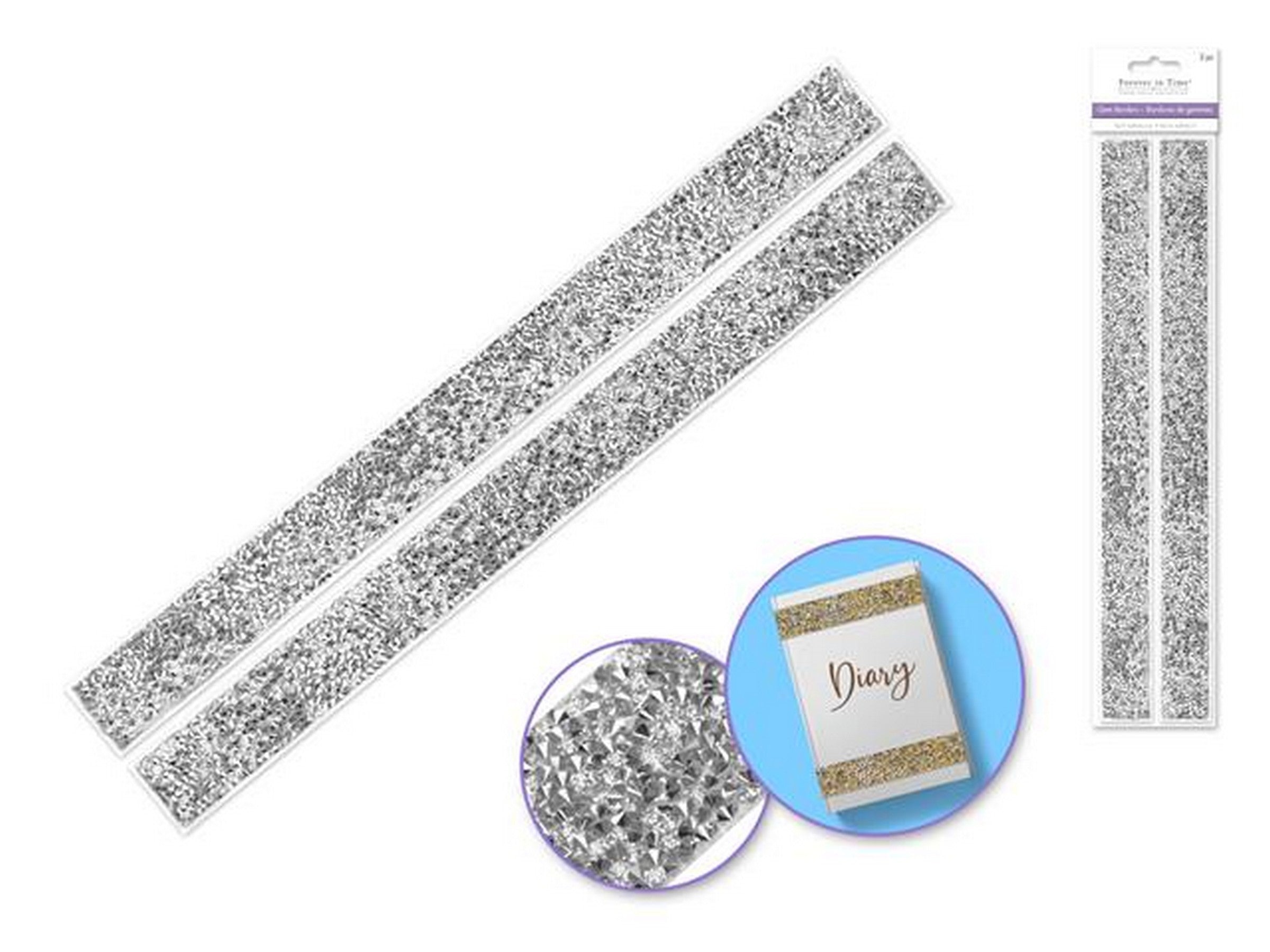 Forever in Time Gem Borders Iced 12x2.5in sheet