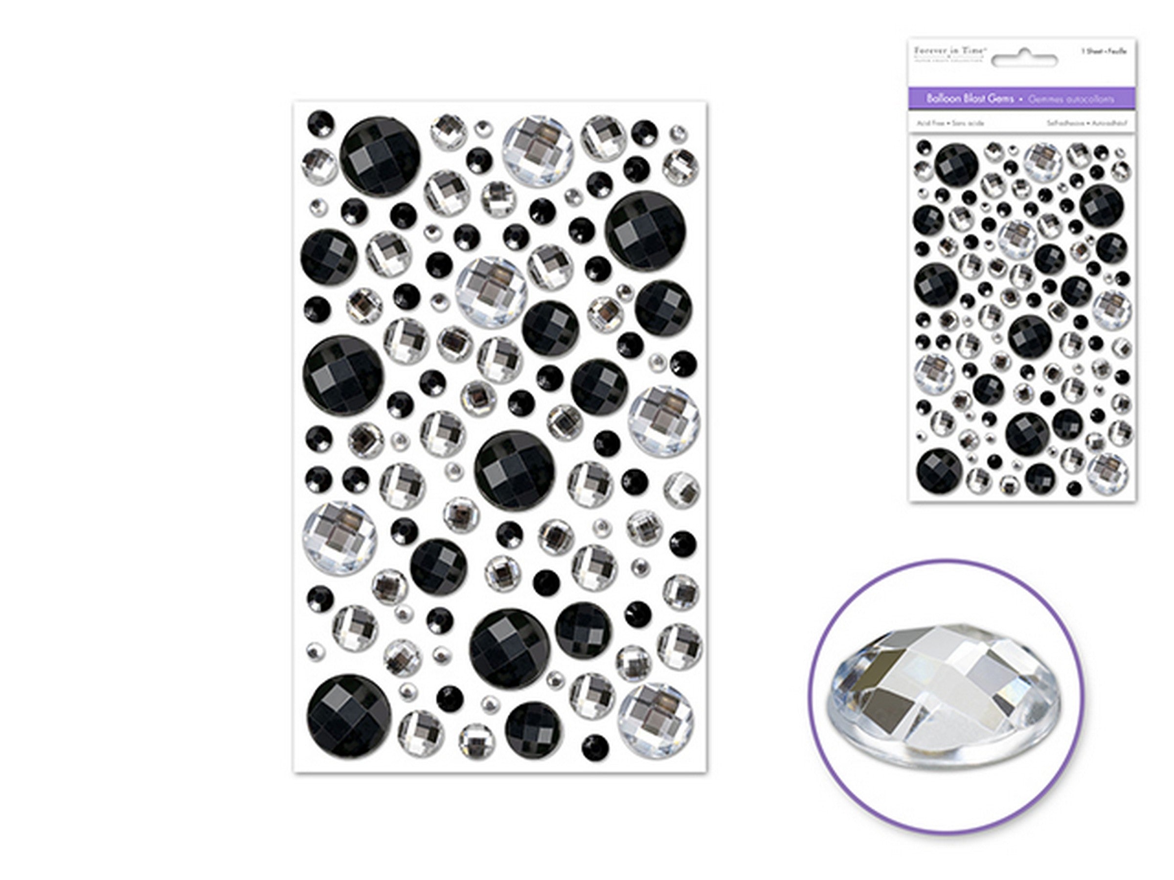 Forever in Time Balloon Blast Gems Stickers Classic 5.75x3.75in sheet