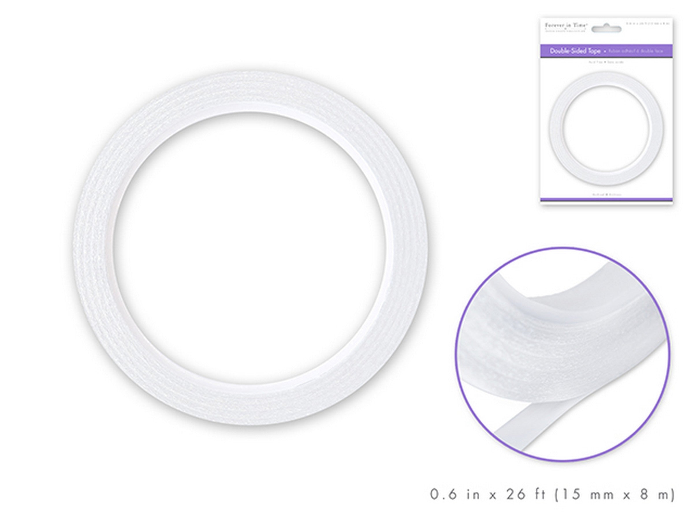 Forever in Time Double-Sided Tape Acid Free - Archival 0.6x312in (26ft)