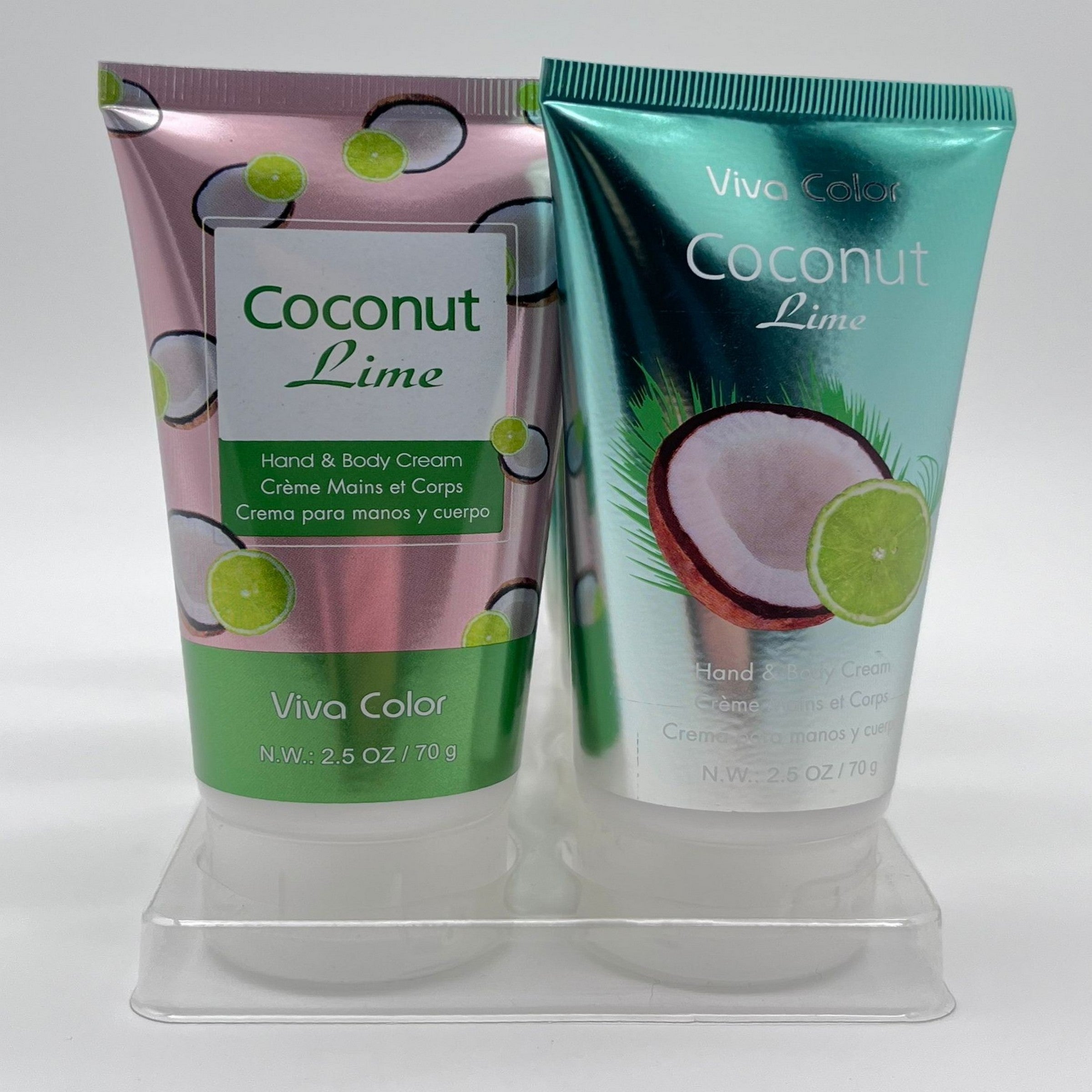 Viva Color Hand and Body Cream - Coconut Lime - Sold Separately 2.5oz (70g)  VRT