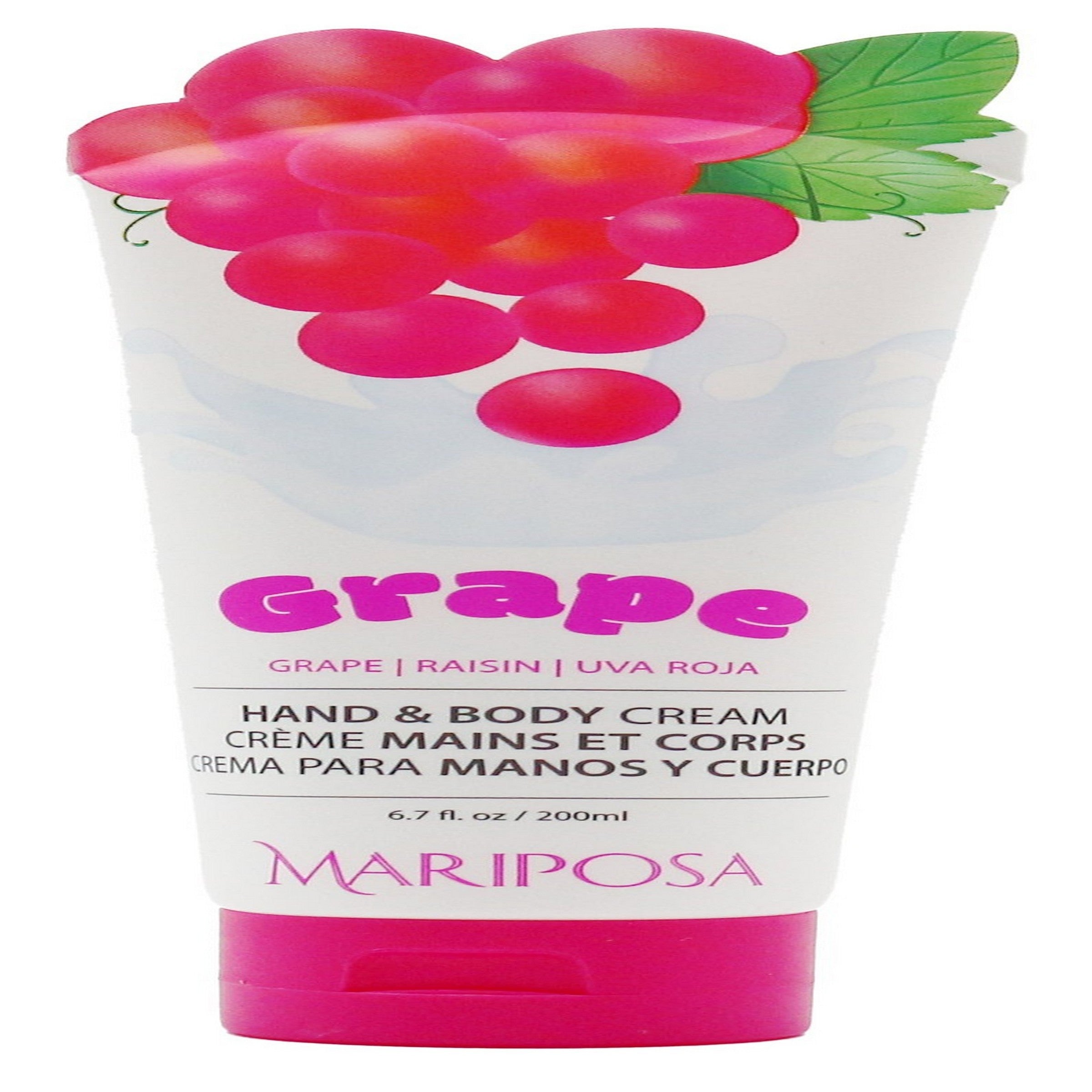 Mariposa Hand and Body Cream - Grape 6.7oz (200ml) 