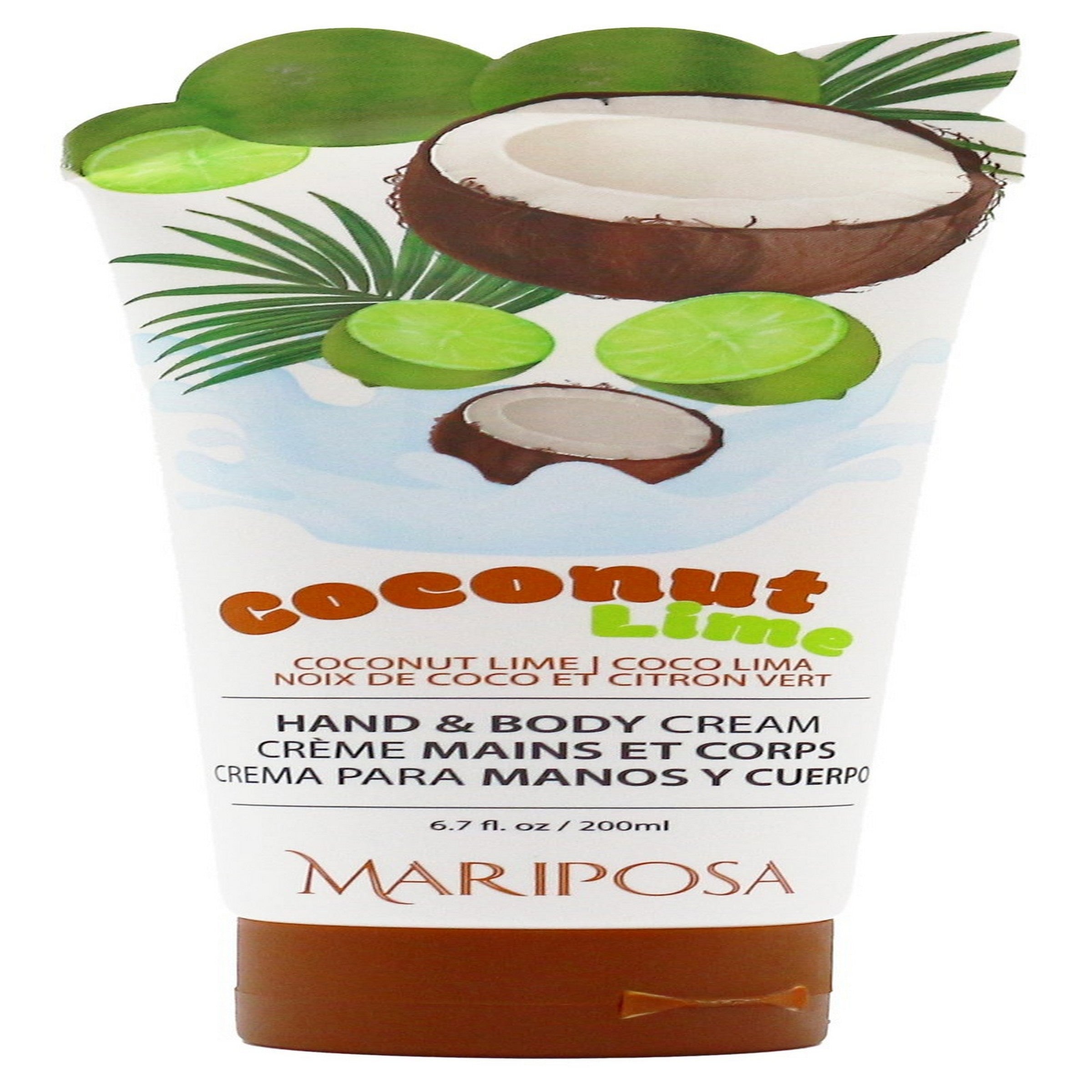 Mariposa Hand and Body Cream - Coconut Lime 6.7oz (200ml) 