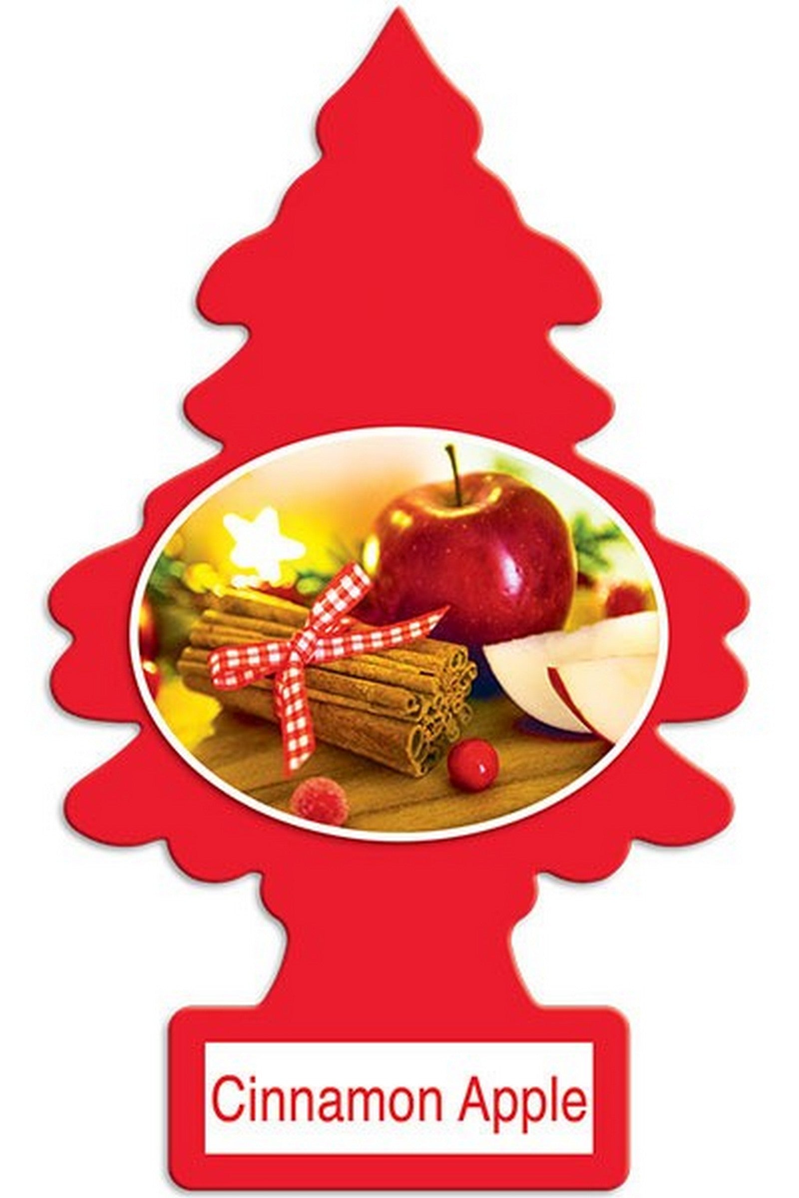 Little Tree Car Airfreshener - Cinnamon Apple 4.6x2.75in