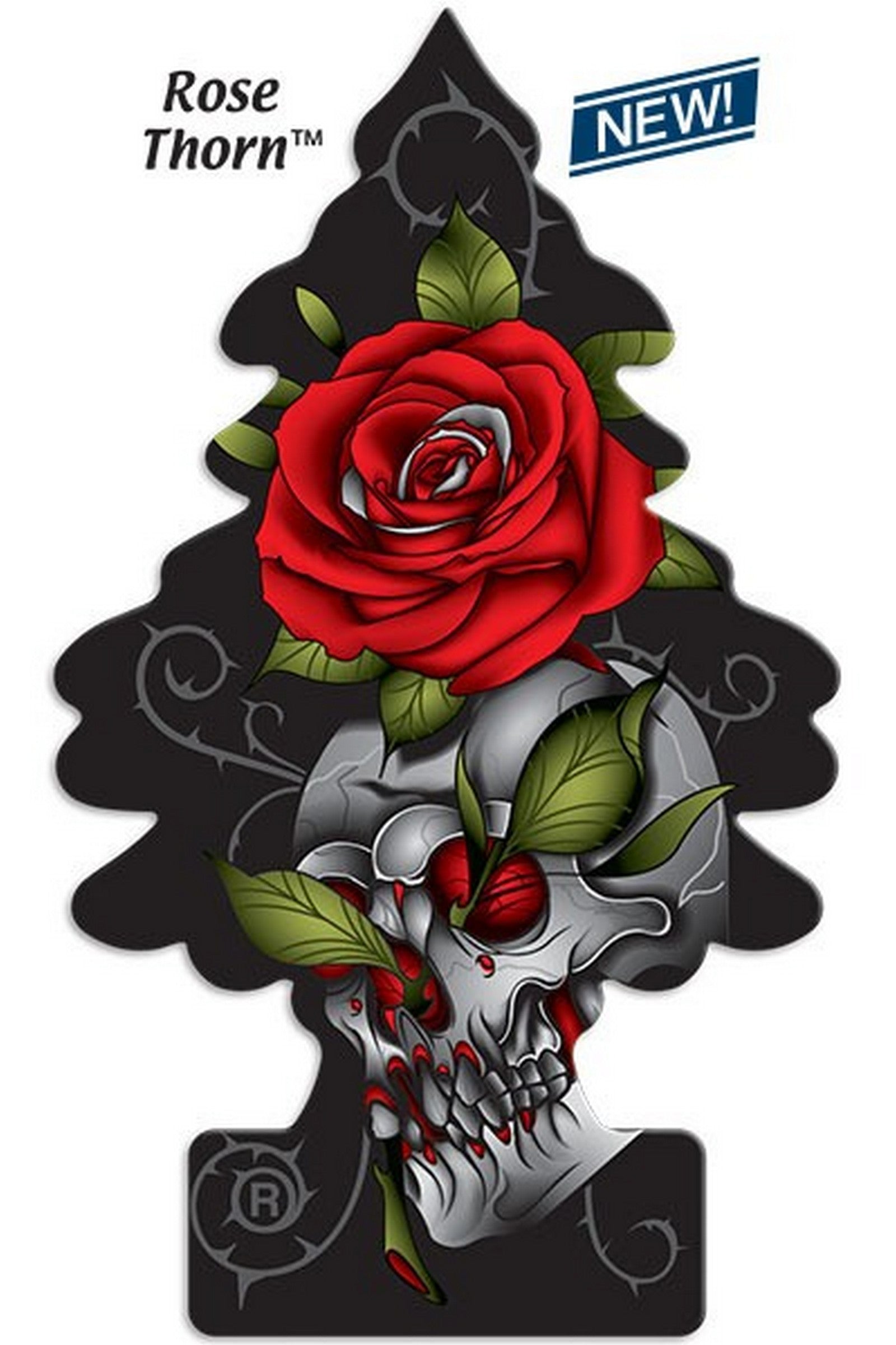 Little Tree Car Airfreshener - Rose Thorn 4.6x2.75in