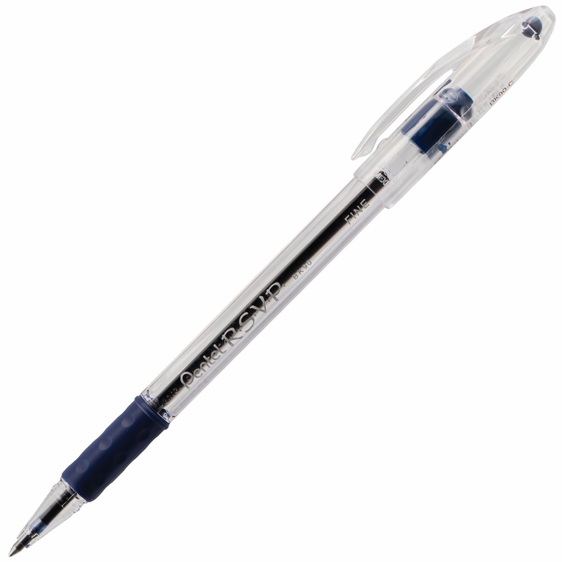 Pentel R.S.V.P. Ballpoint Pen with Cap Blue Ink 0.7mm