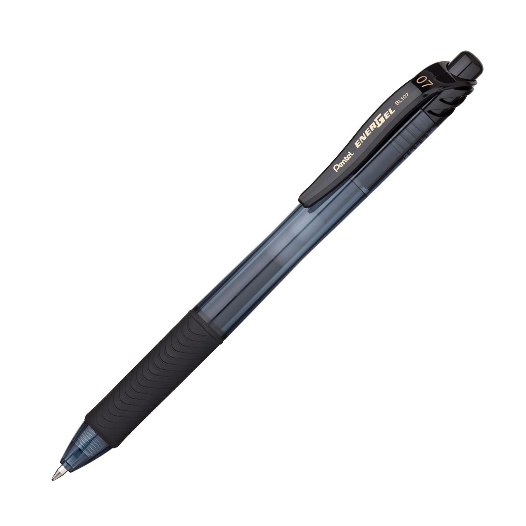 Pentel EnerGel Retractable Gel Roller Pen Black Ink 0.7mm