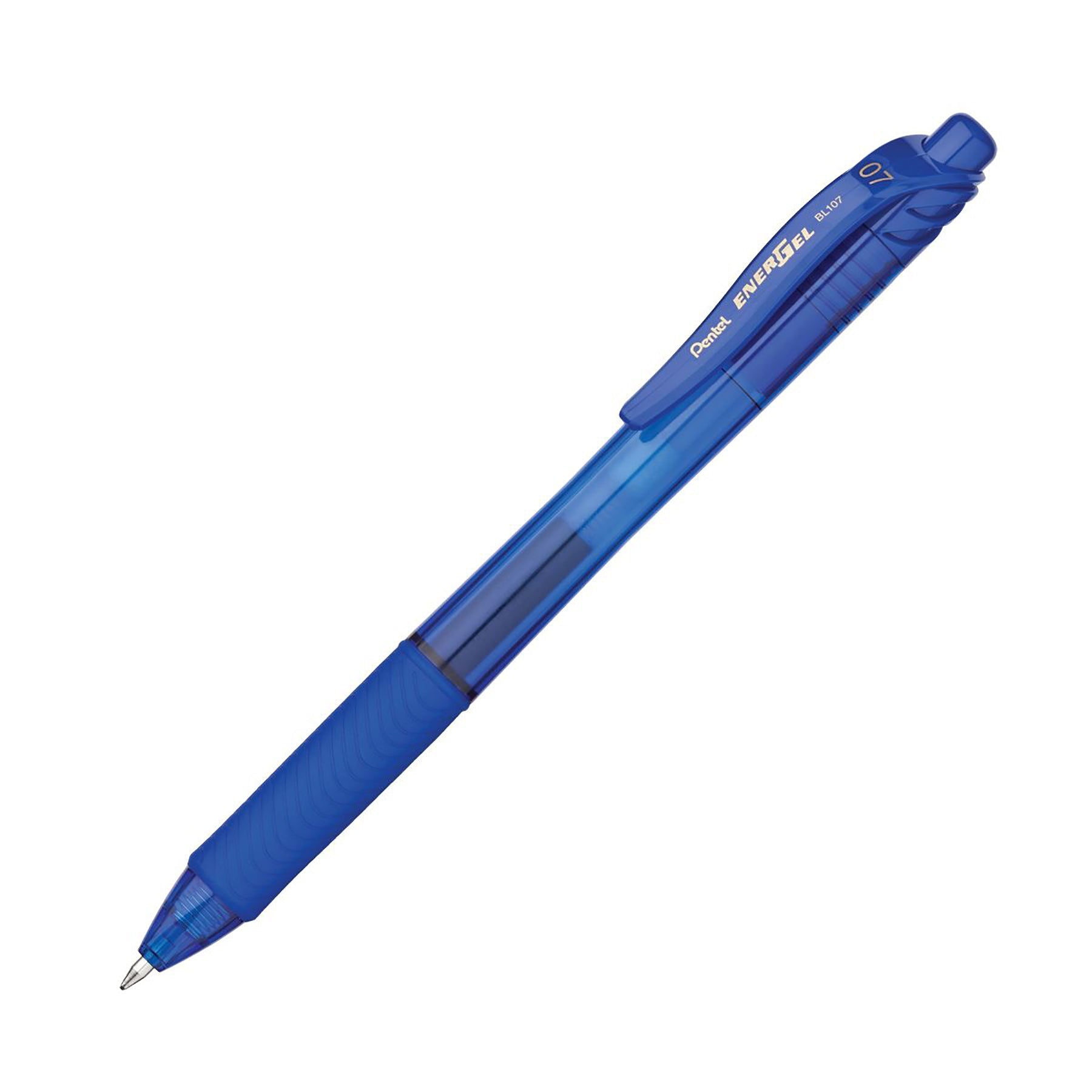 Pentel EnerGel Retractable Gel Roller Pen Blue Ink 0.7mm