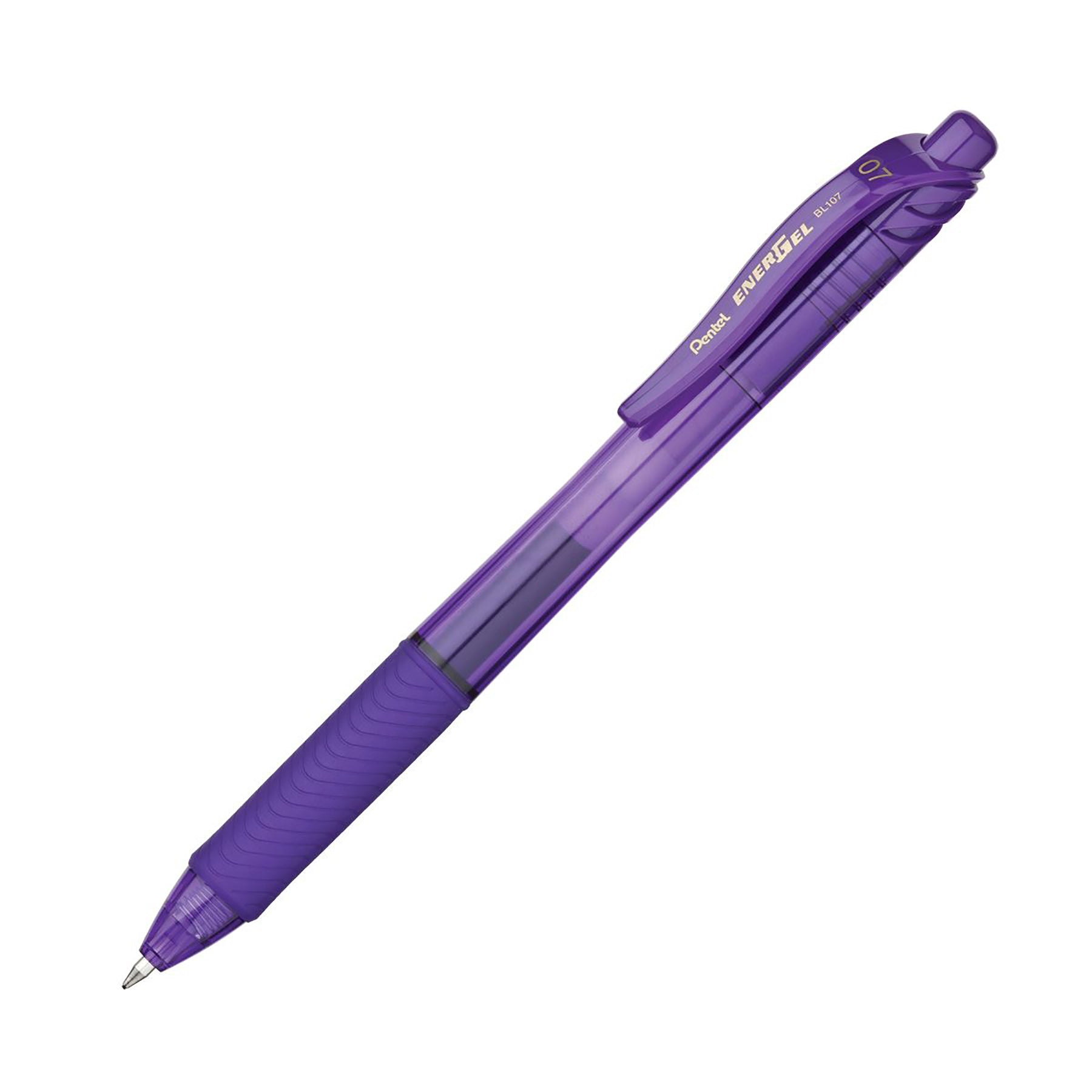 Pentel EnerGel Retractable Gel Roller Pen Violet Ink 0.7mm