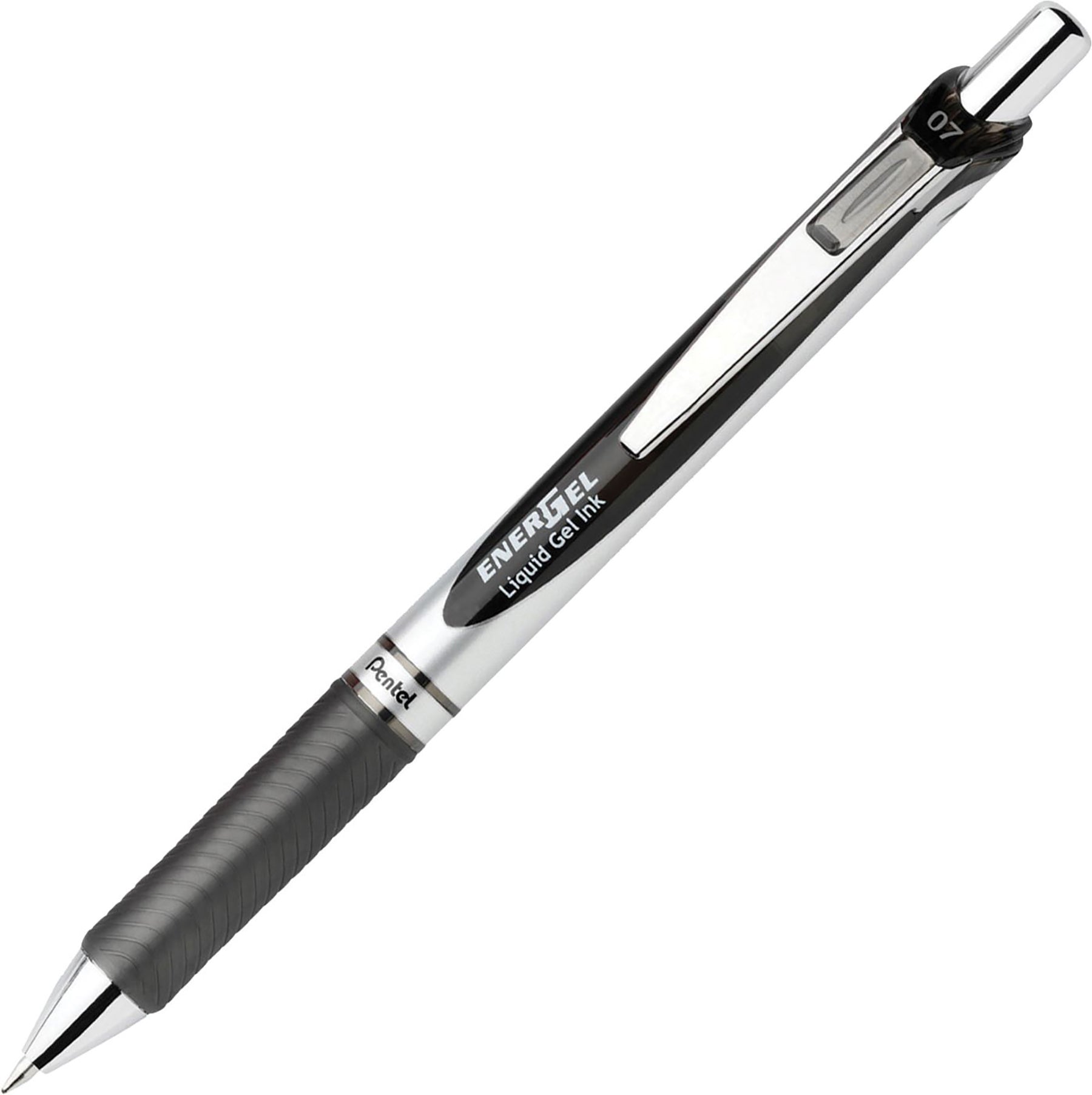 Pentel EnerGel Retractable Liquid Gel Pen Black Ink 0.7mm