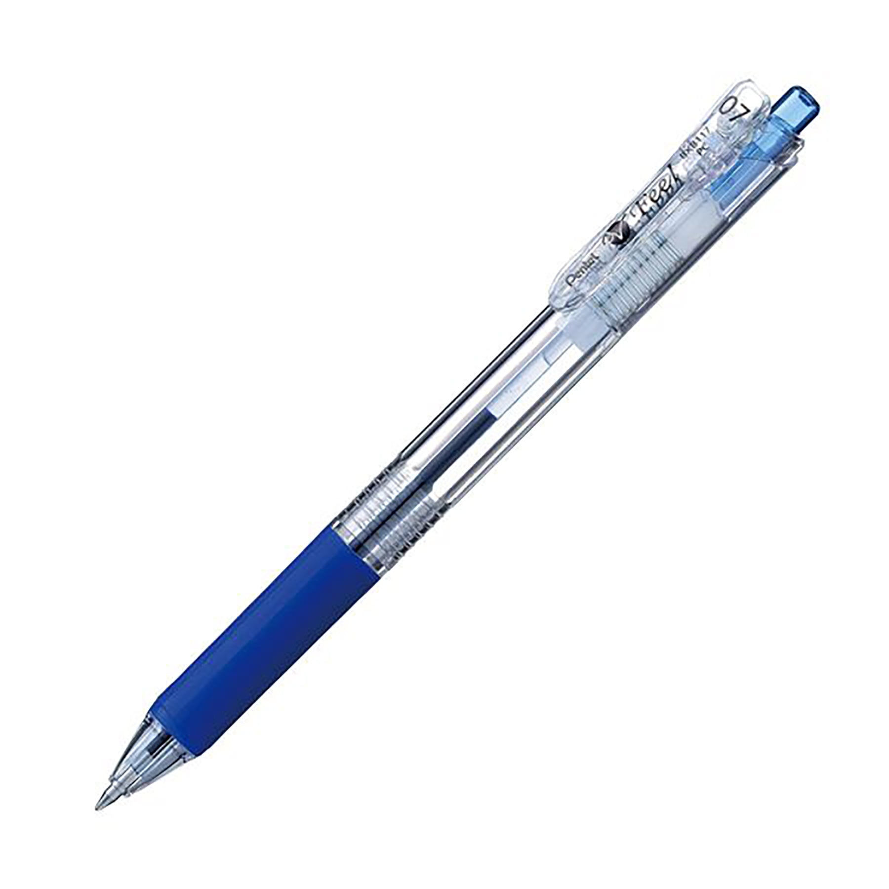 Pentel V Feel Retractable Ballpoint Pen Blue Ink 0.7mm