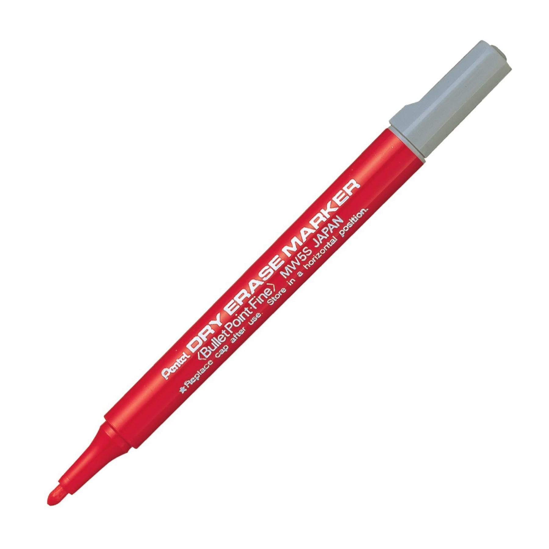 Pentel Dry Eraser Marker Bullet Point - Fine Red 3.0mm