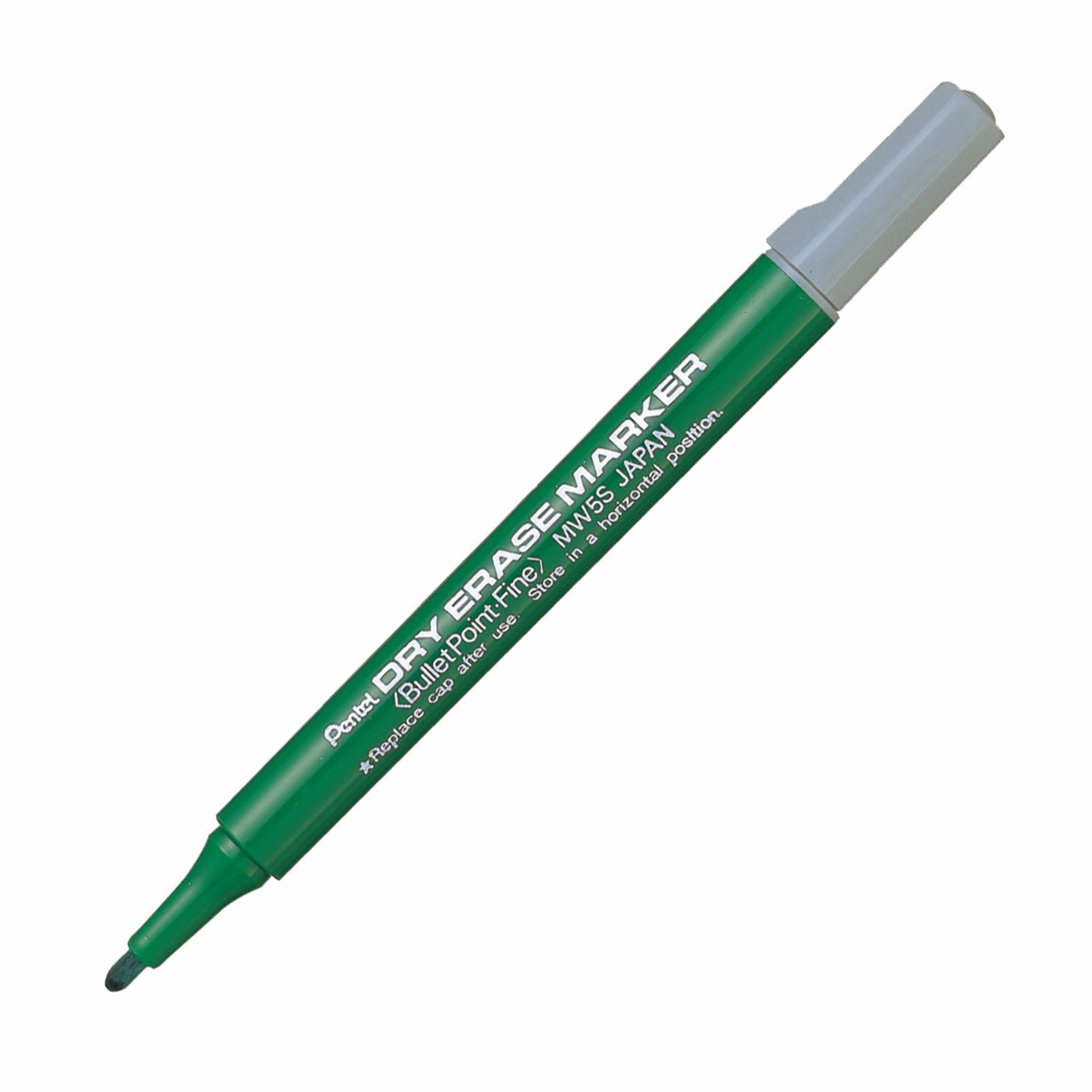 Pentel Dry Eraser Marker Bullet Point - Fine Green 3.0mm