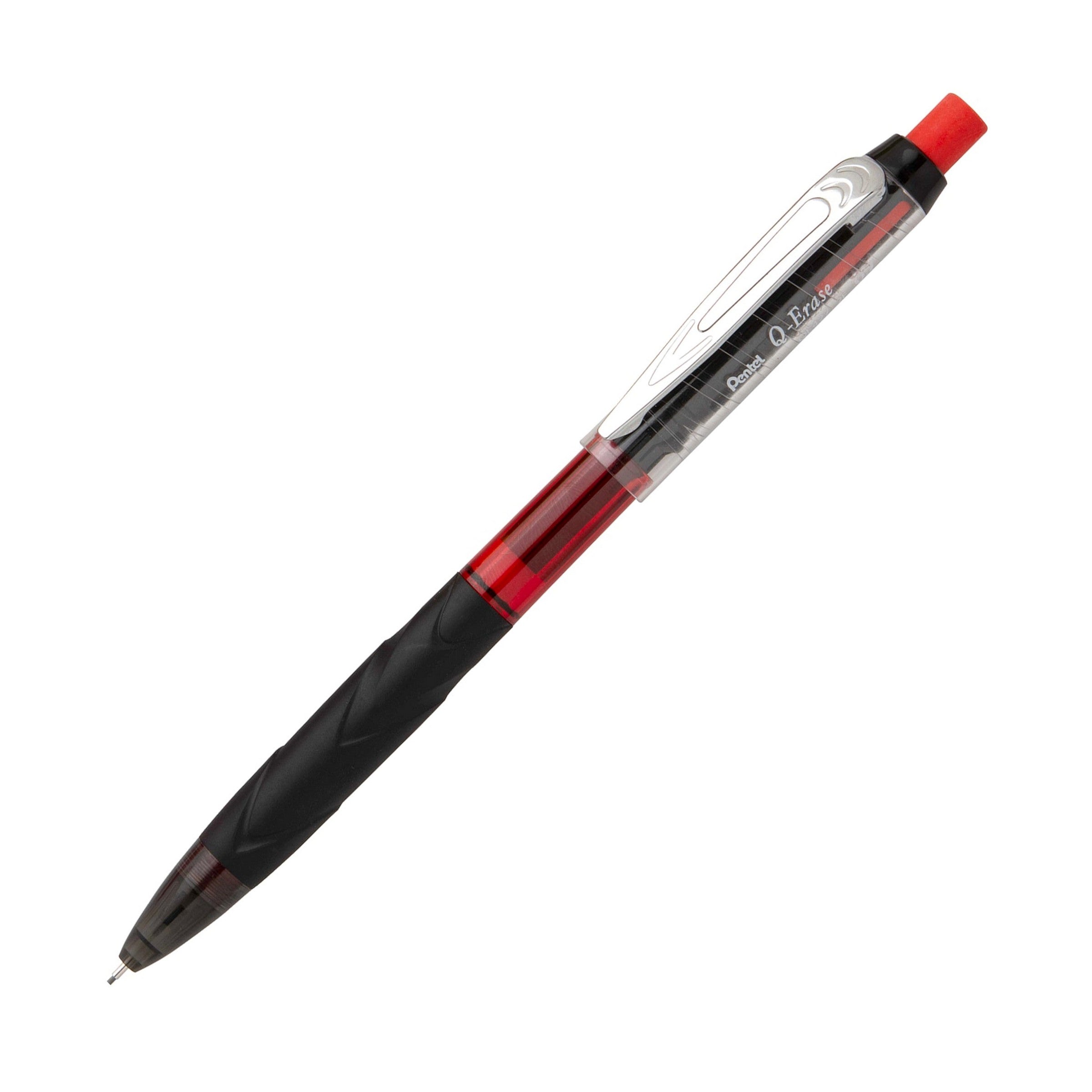 Pentel Q-Erase Black Barrel Mechanical Pencil 0.7mm