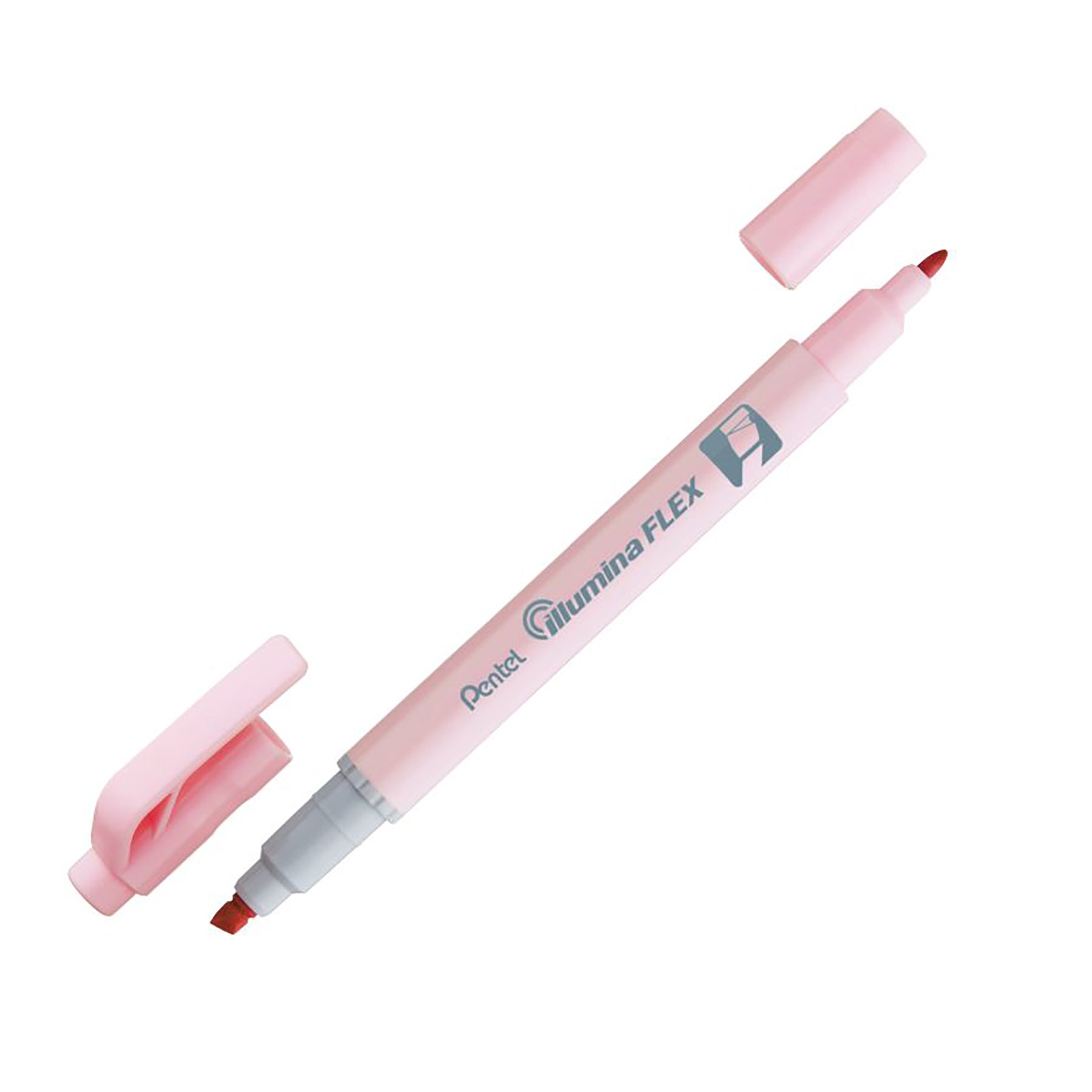 Pentel Illumina Flex Twin Tip Highlighter - Pink