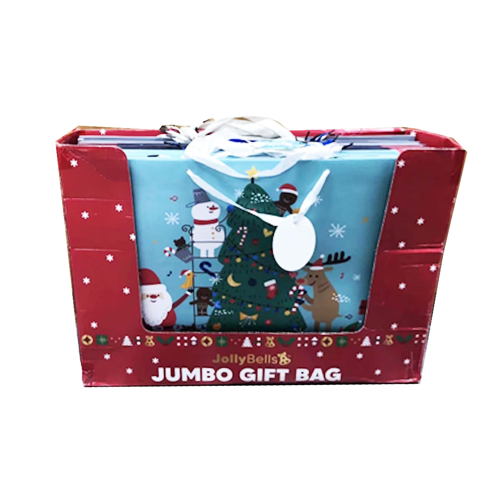 Christmas Giant Horizontal Gift Bag 25.4x6.25x17.5in VRT
