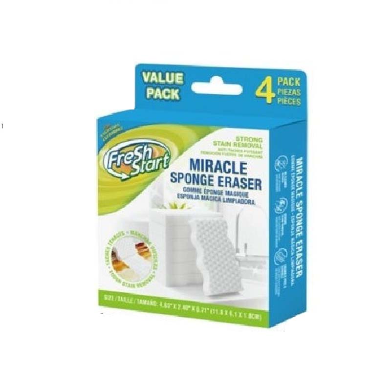 Fresh Start Miracle Sponge Eraser 4pk
