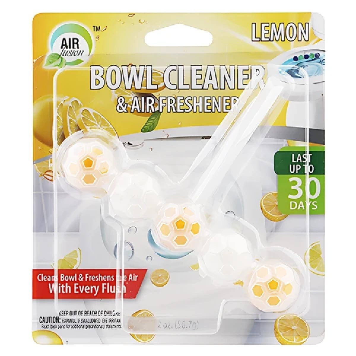 Air Fusion Bowl Cleaner & Freshener 5PK Lemon
