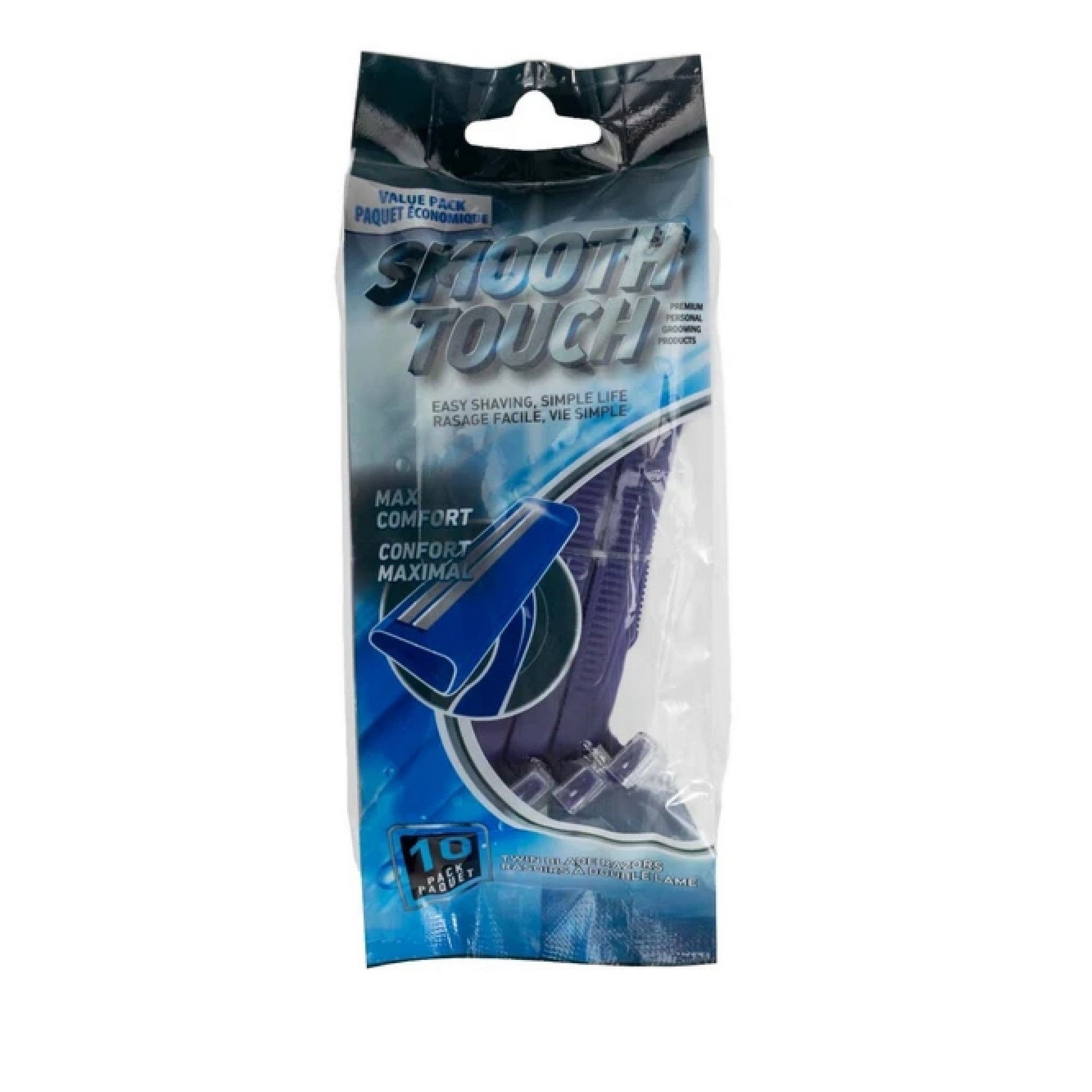 Smooth Touch 10 Twin Blade Razors 4.5in 