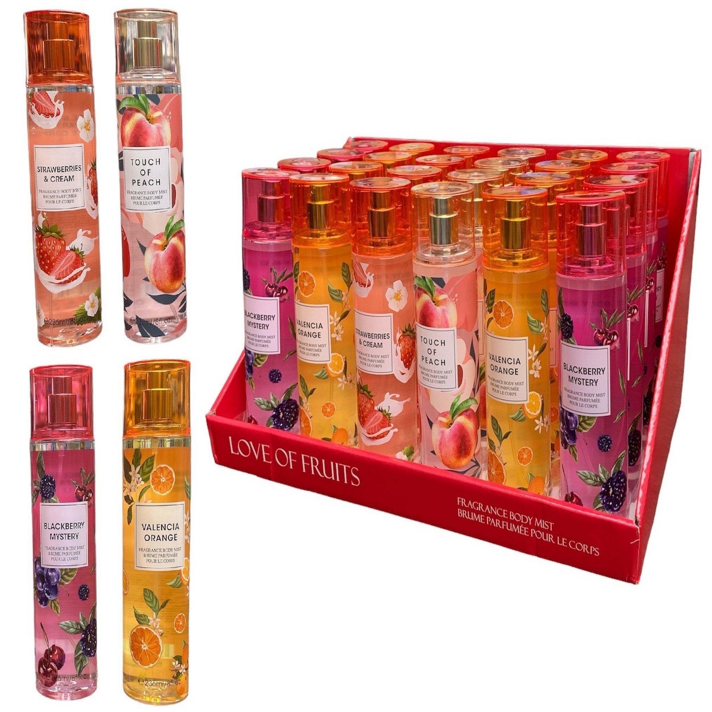 Body Mist - Love of Fruits 8oz (236ml)  VRT