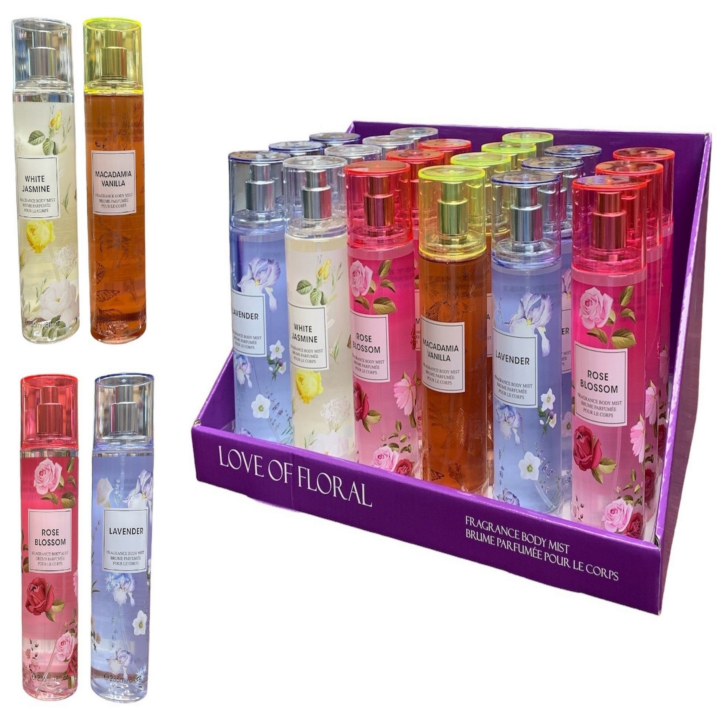 Body Mist - Love of Florals 8oz (236ml)  VRT
