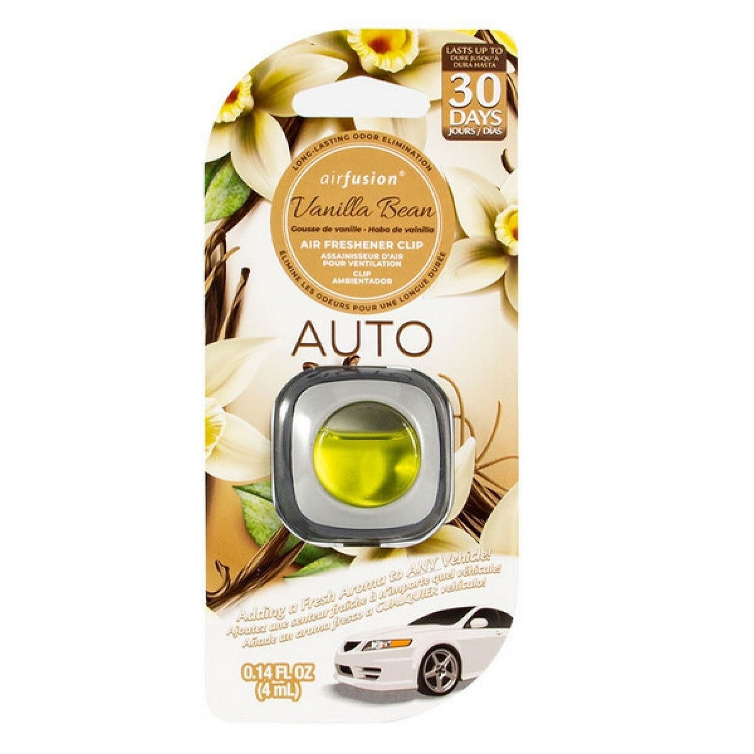 Air Fusion Clip Air Freshener for Car - New Car 4ml