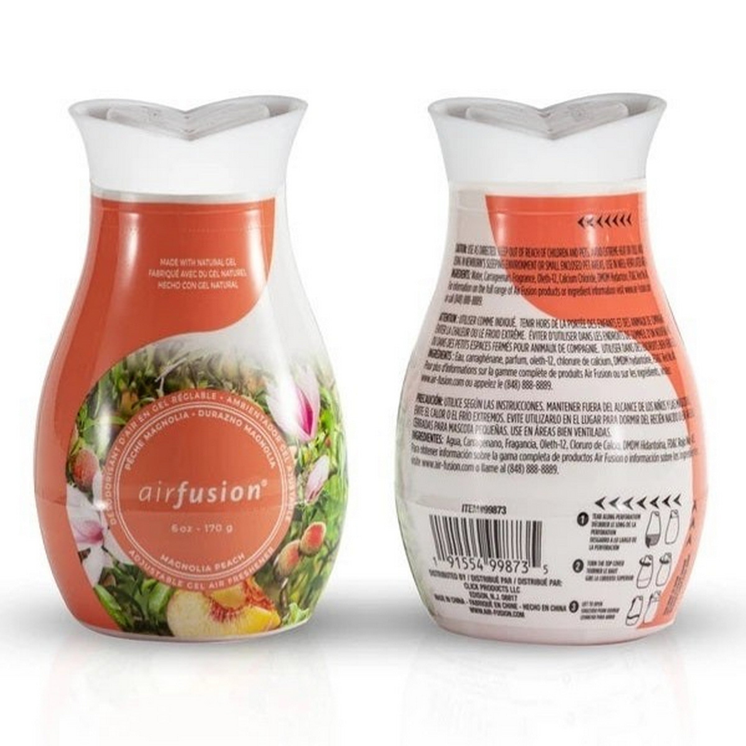 Air Fusion Adjustable Gel Air Freshener - Strawberry Fields 6oz