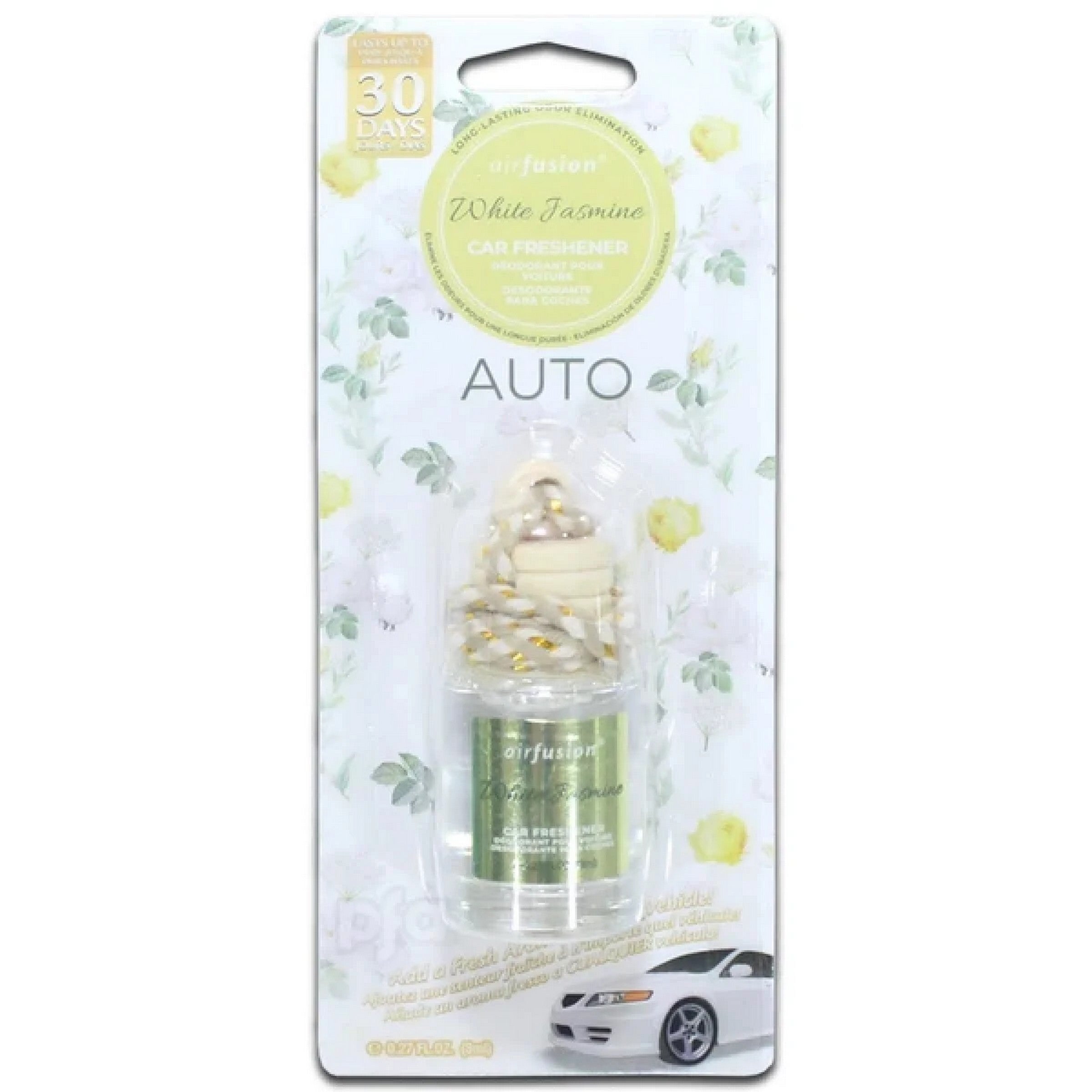 Air Fusion Car Air Freshener - White Jasmine 0.27oz (8ml)