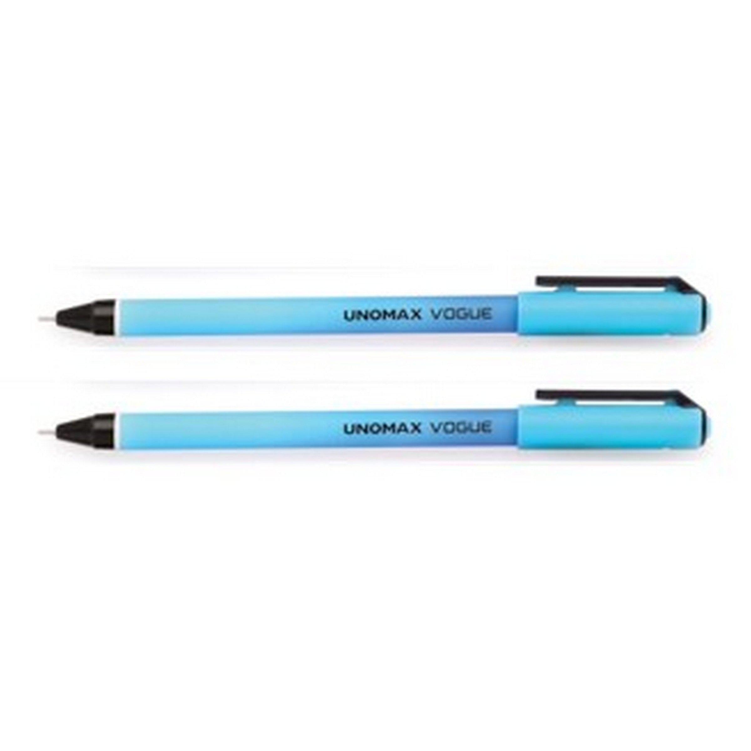 Unomax Vogue 2 Hybrid Ball Point Pens - Blue Ink 0.7mm 