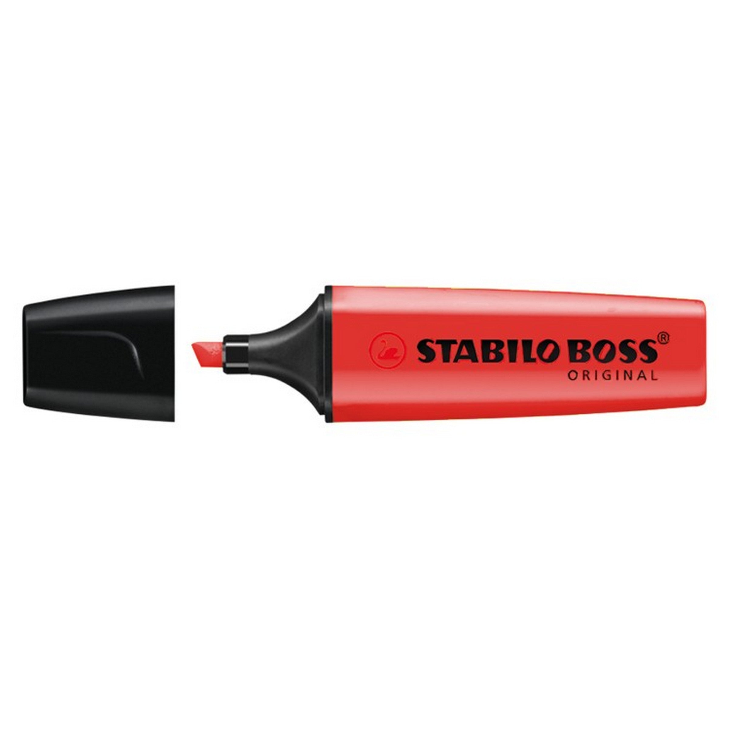 Stabilo Boss Original Highlighter - Red 4in
