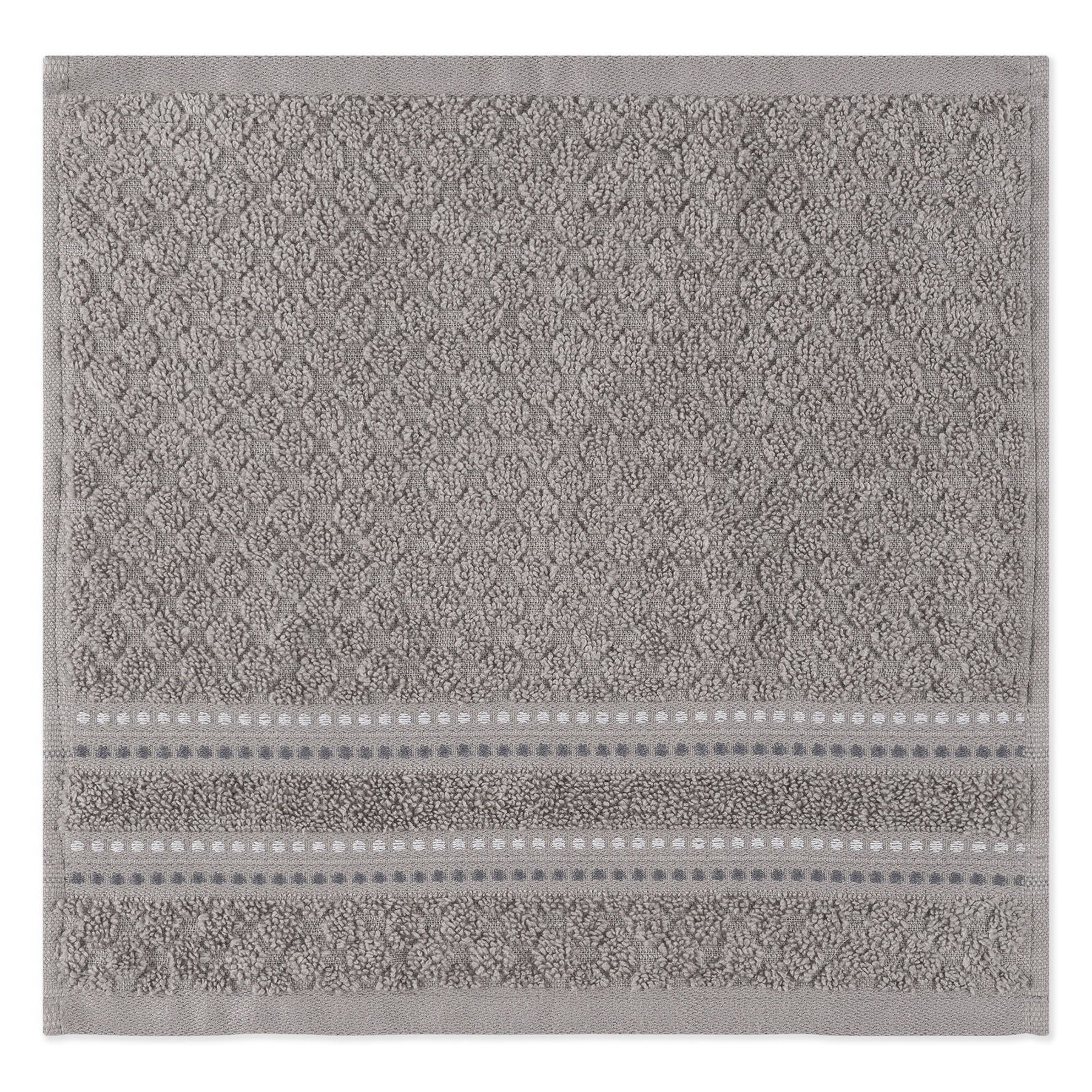 Ambiance Collection Terry Facecloth 100% Cotton - Taupe 12x12in