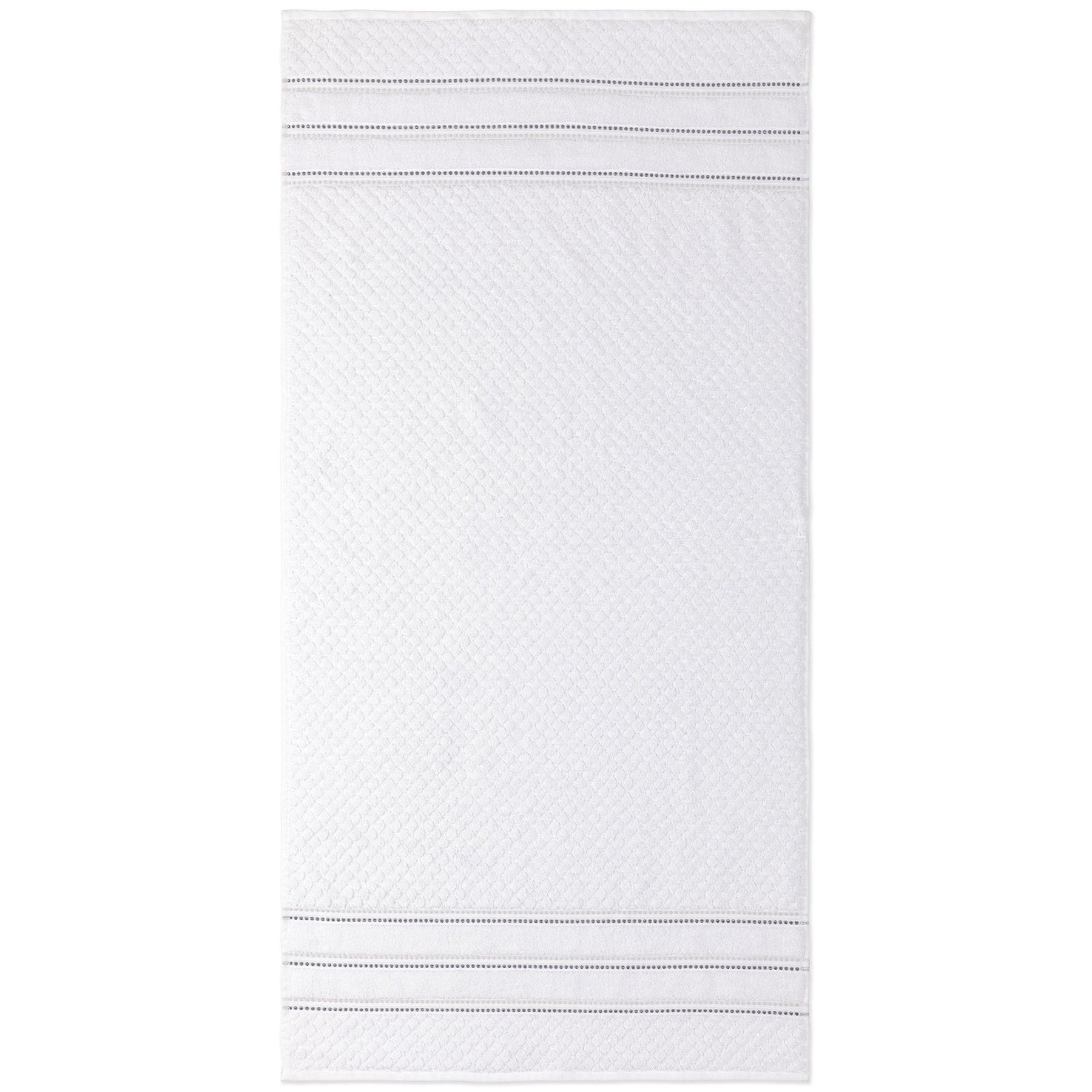 Ambiance Collection Terry Bath Towel 100% Cotton - White 24x50in