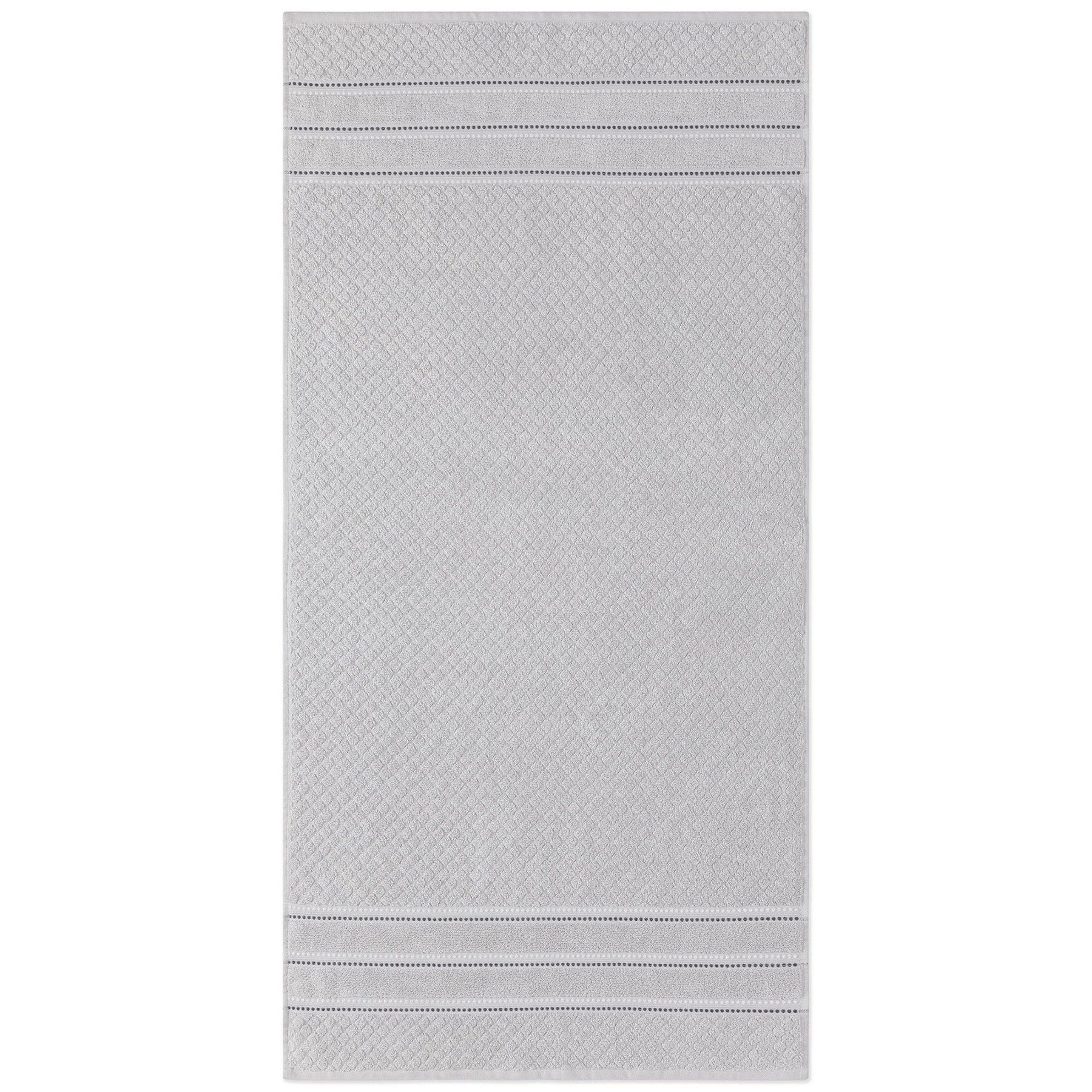 Ambiance Collection Terry Bath Towel 100% Cotton - Silver 24x50in