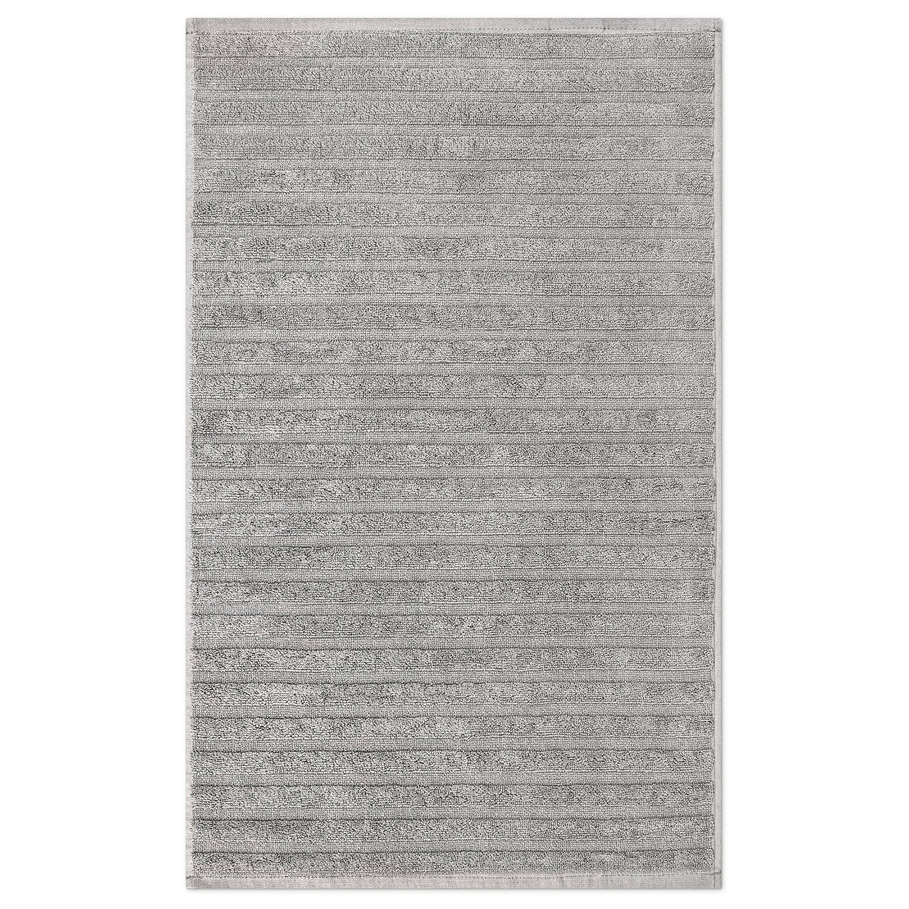 Woven Textured Terry Hand Towel 100% Cotton - Charcoal 16x26in