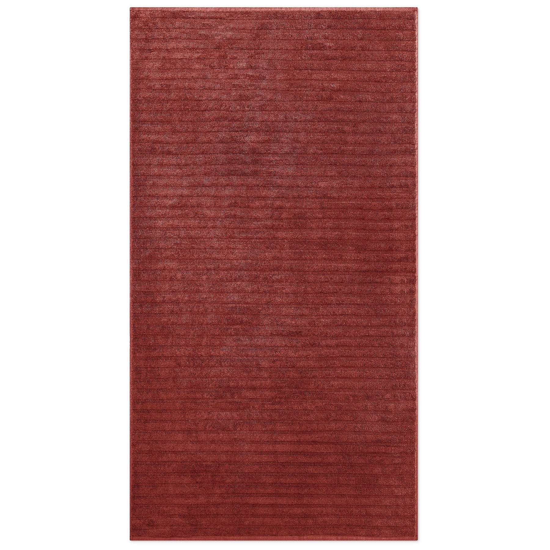 Woven Textured Terry Bath Towel 100% Cotton - Rustic Maple 27x50in