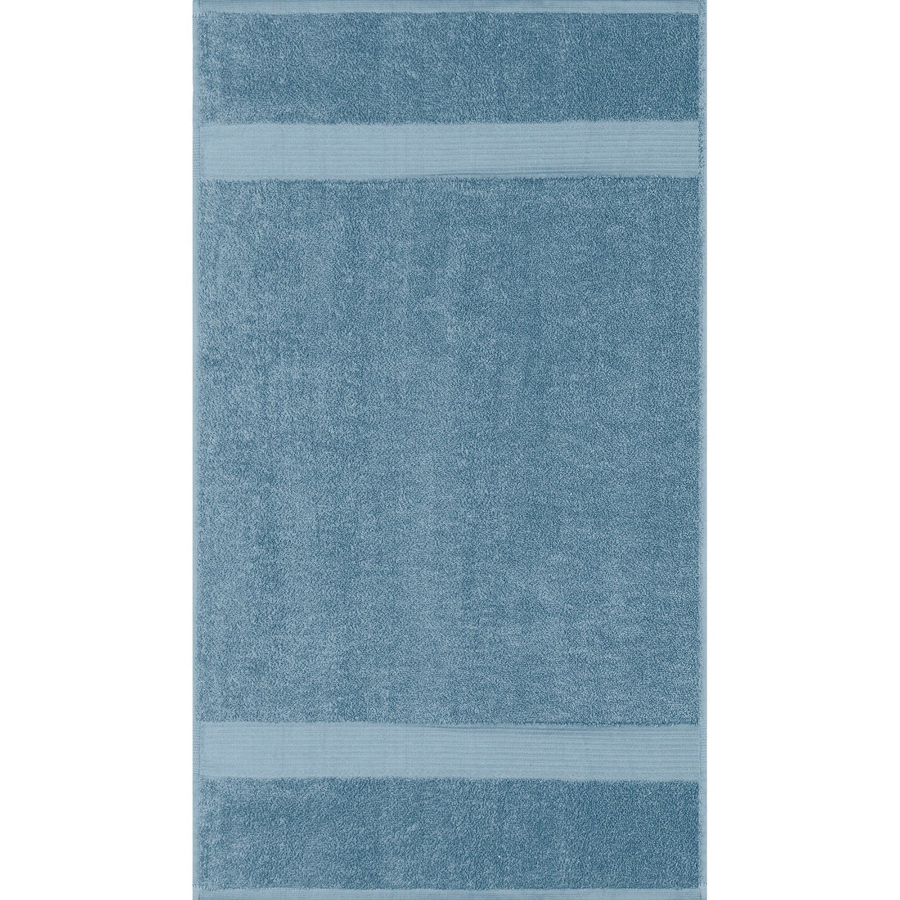 Allure Collection Dobby Border Hand Towel 100% Cotton - Durango Blue 16x28in